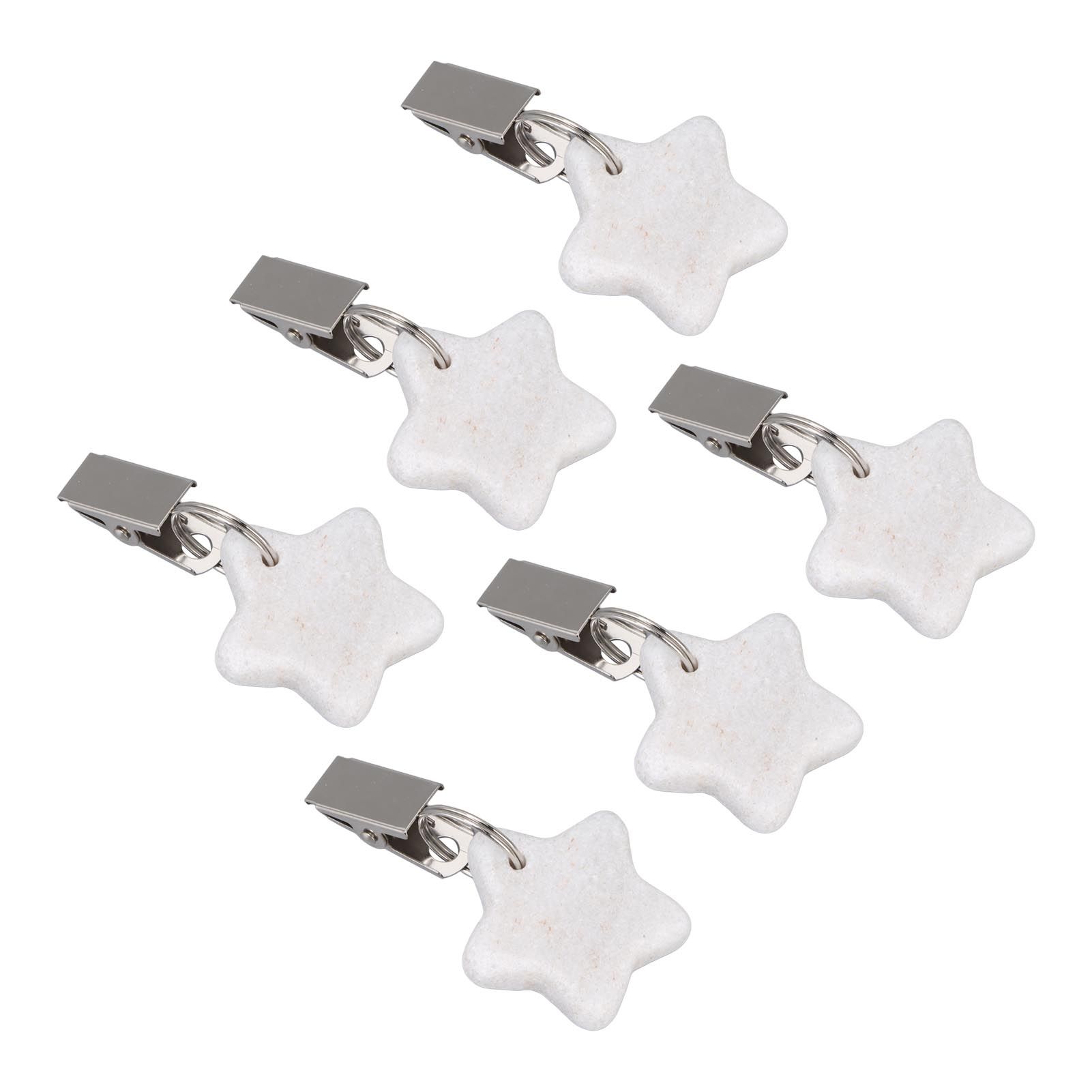 6Pcs Tablecloth Weights Marble Stainless Steel Small Size Waterproof Rustproof Durable Clip On Weights for Party PicnicStar - Image 7