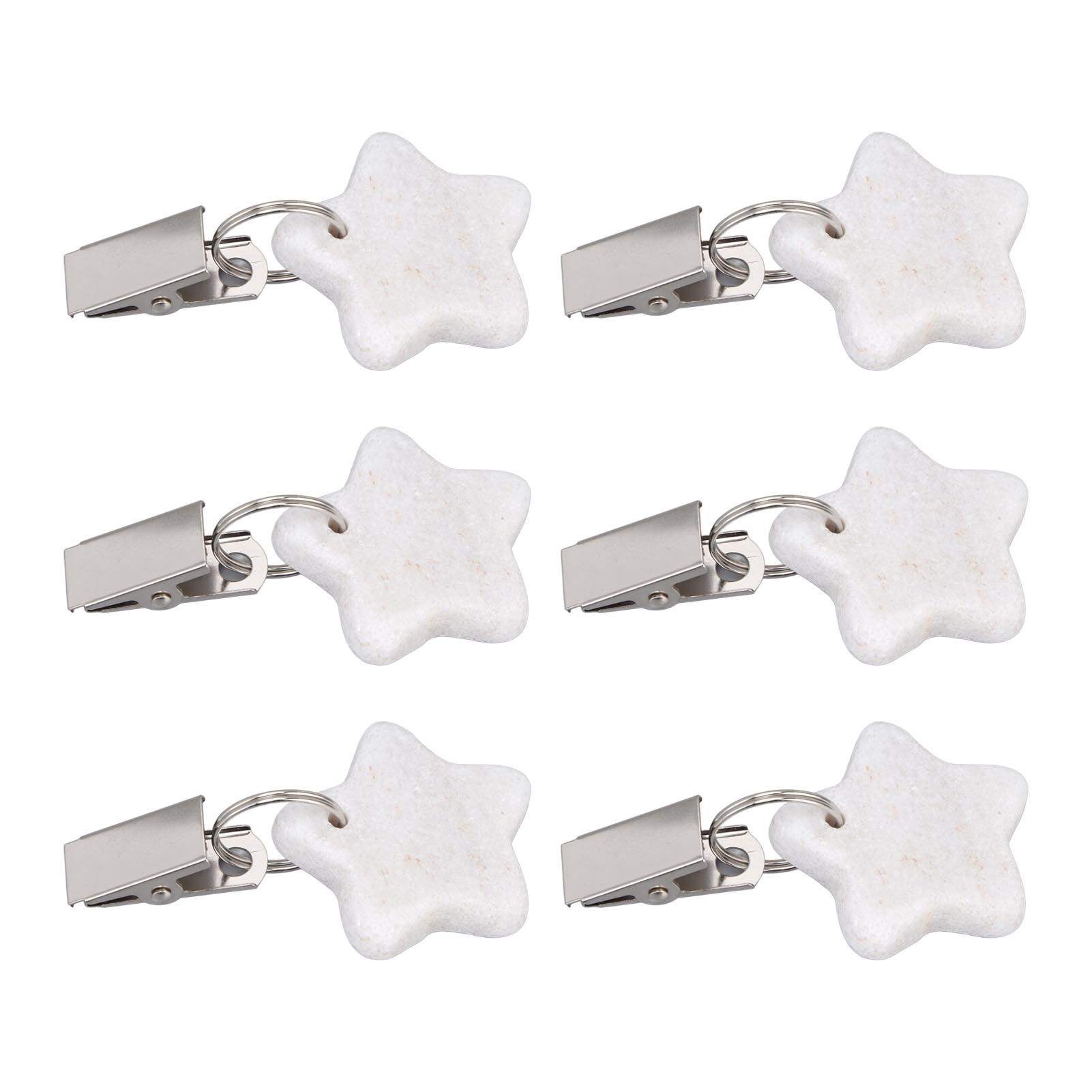 6Pcs Tablecloth Weights Marble Stainless Steel Small Size Waterproof Rustproof Durable Clip On Weights for Party PicnicStar - Image 8