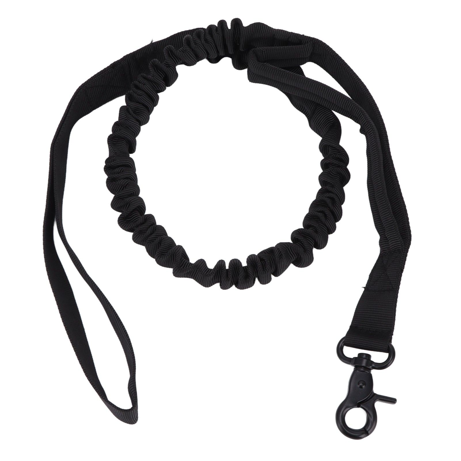 Dog Leash Durable Wear Resistant Easy Control Elasticity Provides Ductility Military Pet Leash Pet SupplyBlack - Image 1