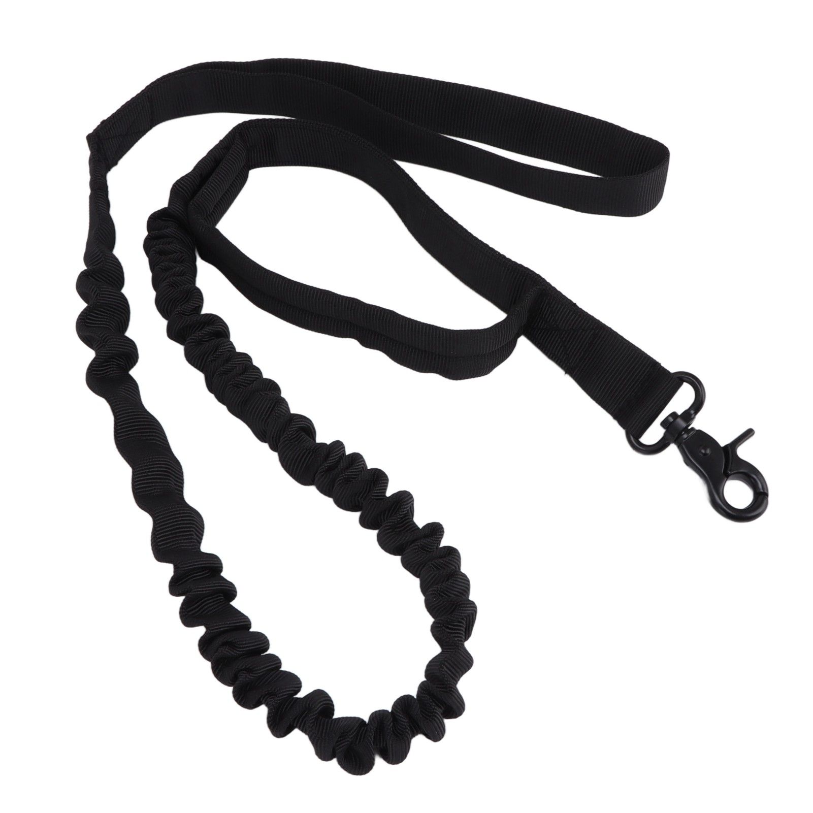 Dog Leash Durable Wear Resistant Easy Control Elasticity Provides Ductility Military Pet Leash Pet SupplyBlack - Image 2
