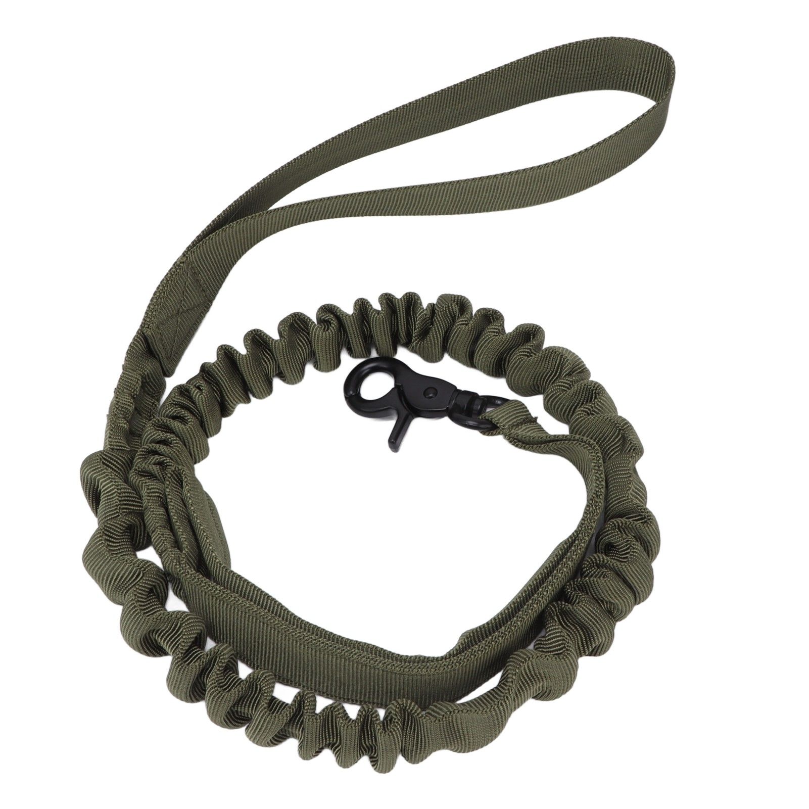 Dog Leash Durable Wear Resistant Easy Control Elasticity Provides Ductility Military Pet Leash Pet SupplyGreen - Image 1
