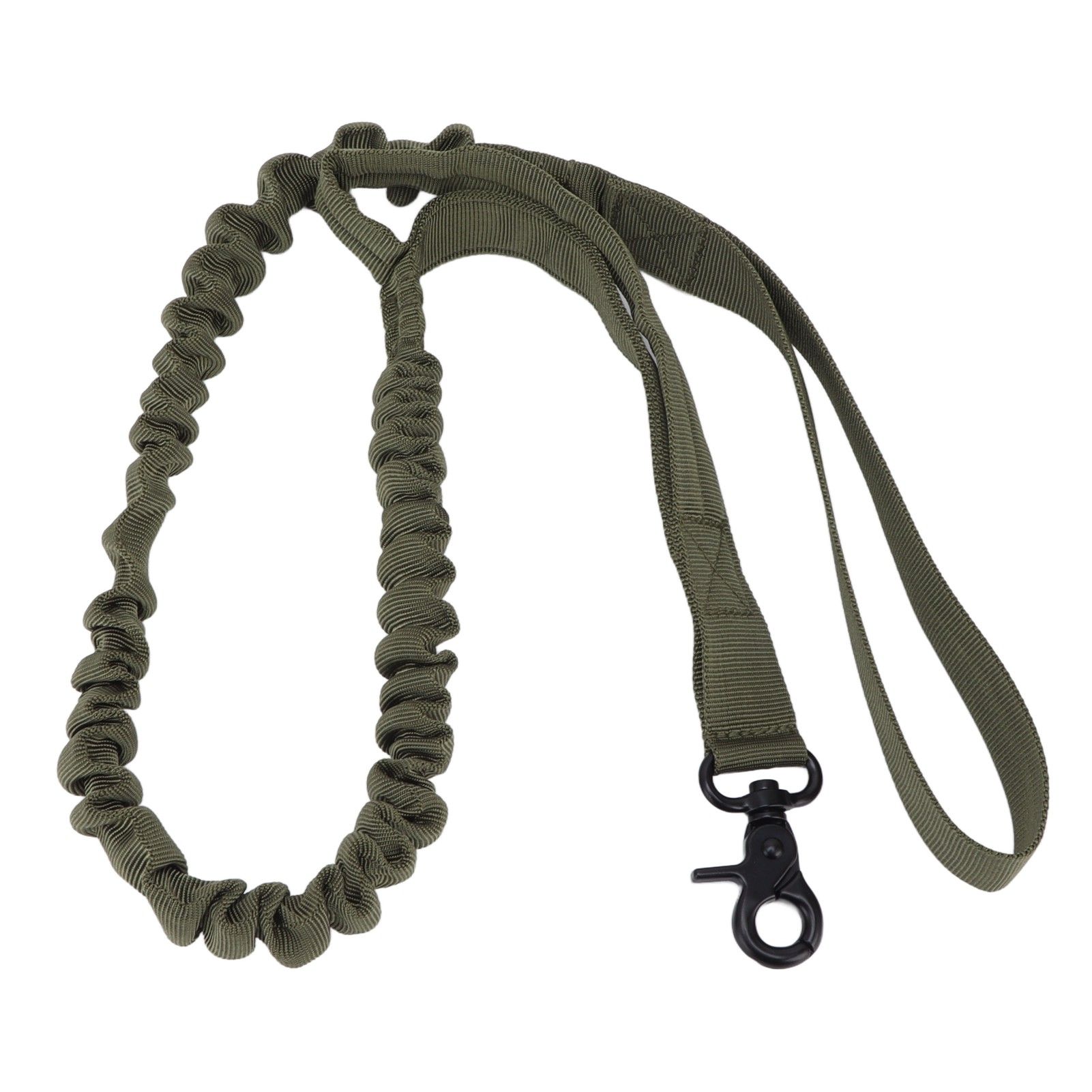 Dog Leash Durable Wear Resistant Easy Control Elasticity Provides Ductility Military Pet Leash Pet SupplyGreen - Image 2