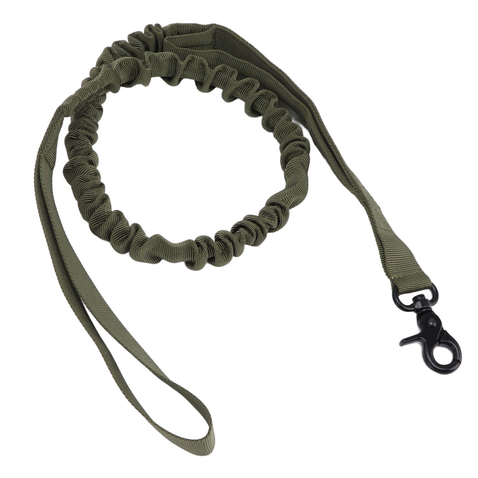 Dog Leash Durable Wear Resistant Easy Control Elasticity Provides Ductility Military Pet Leash Pet SupplyGreen - Image 3