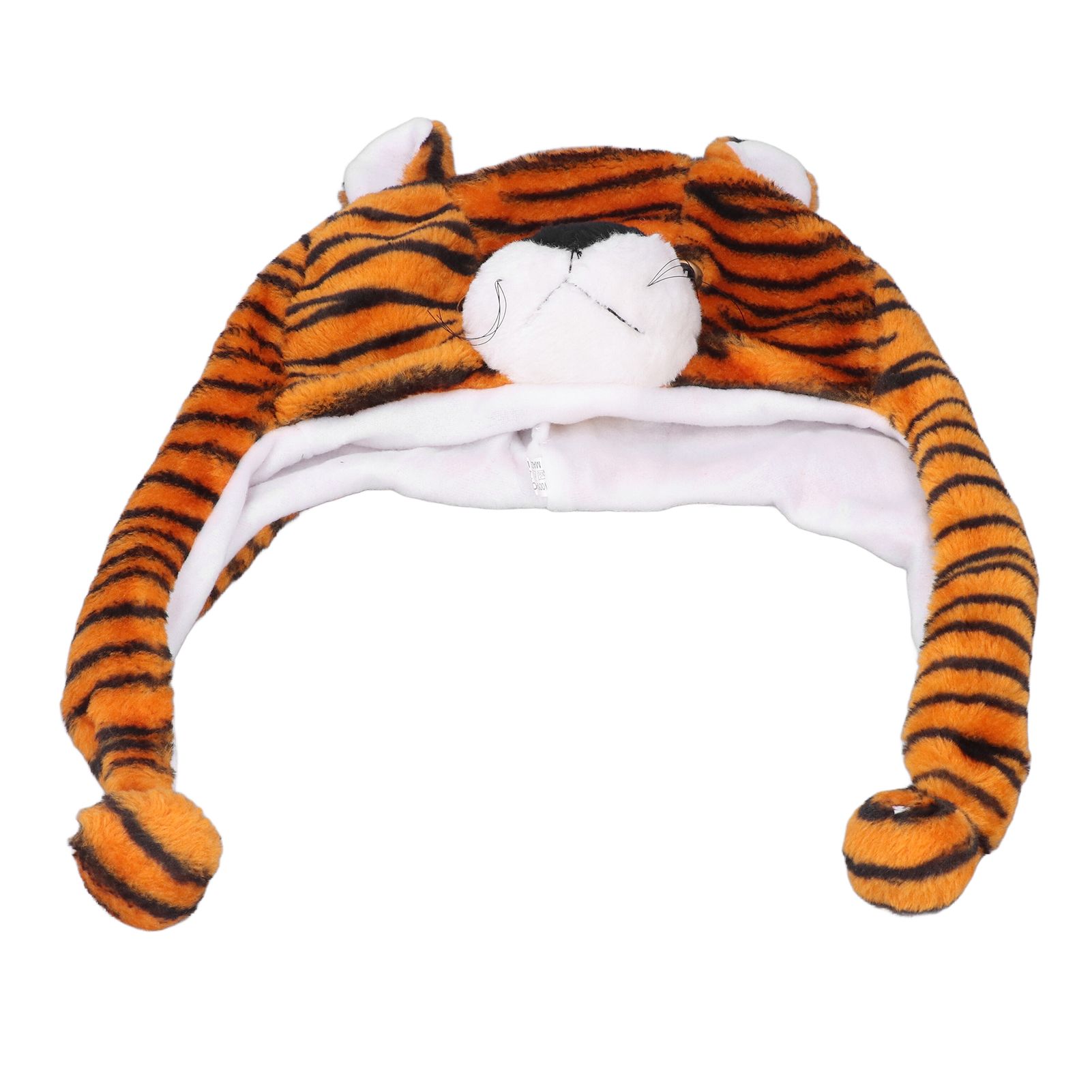 Tiger Cute Plush Hat Soft Coldproof Prevent Static Funny Winter Tiger Hat for School Camping - Image 5