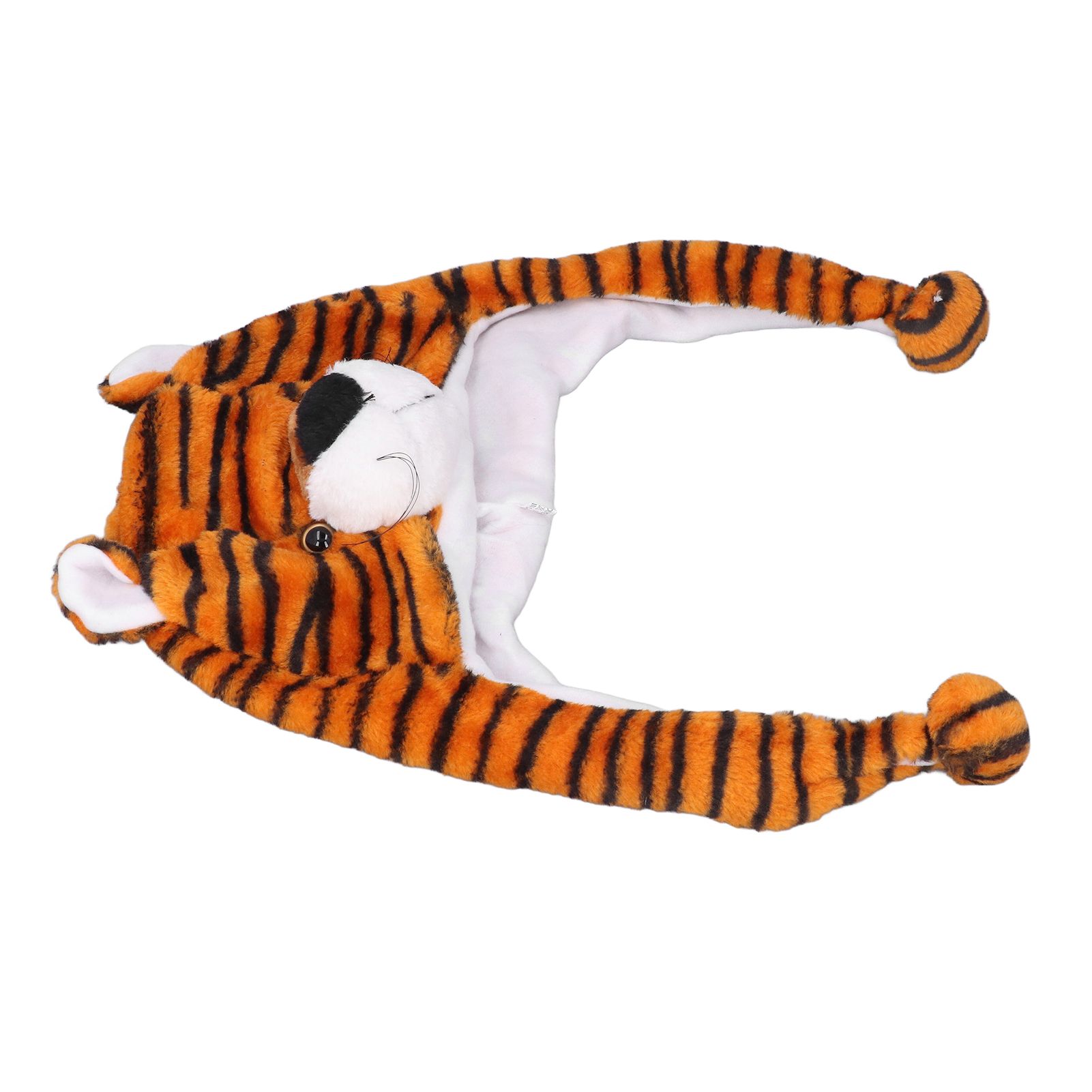 Tiger Cute Plush Hat Soft Coldproof Prevent Static Funny Winter Tiger Hat for School Camping - Image 6