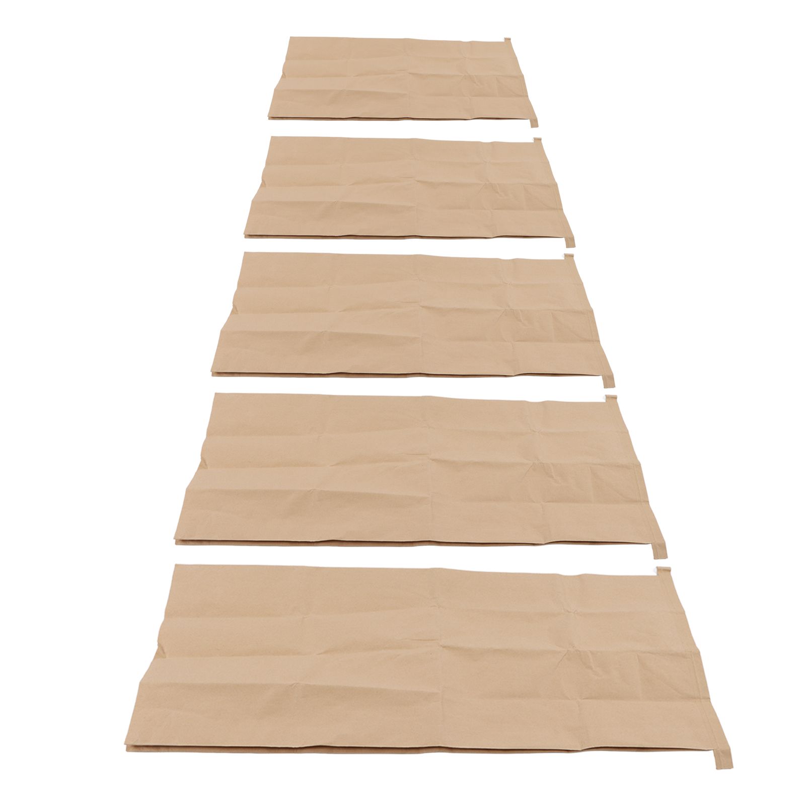 5Pcs Kraft Paper Composite Woven Bag Waterproof 100 X 50cm Leaf Storage Bag for Home Garden Courtyard Lawn - Image 2