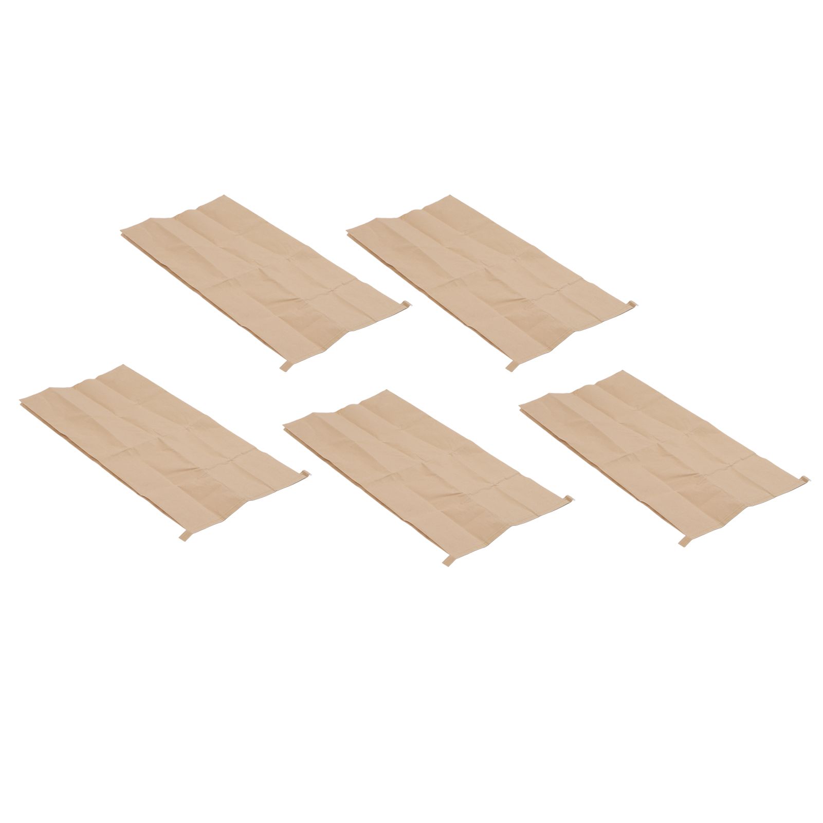 5Pcs Kraft Paper Composite Woven Bag Waterproof 100 X 50cm Leaf Storage Bag for Home Garden Courtyard Lawn - Image 7