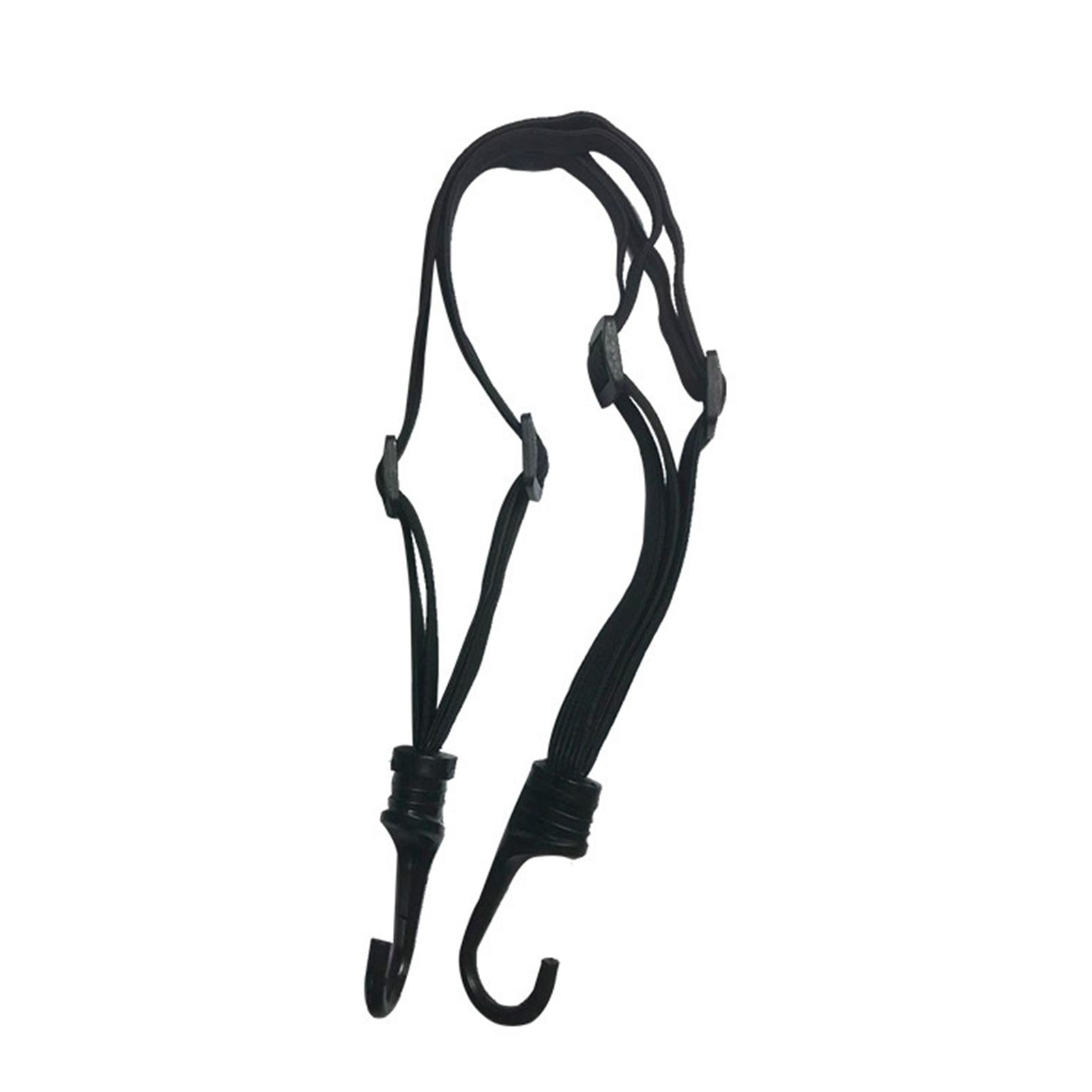 High Strength Motorcycle Helmet Luggage Rope Elastic Strap Bungee Cord Strapping Tape Bandage for Outdoors Travelling - Image 1