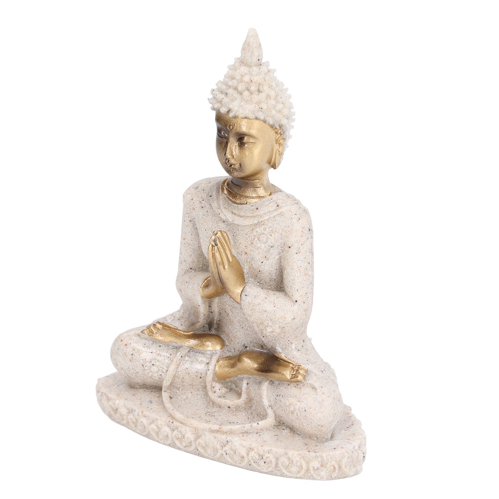 Buddha Statue Artisan Craftsmanship Clear Engraving Strong Frost Resistance Resin Meditating Buddha Statue for Hallway8138 - Image 4