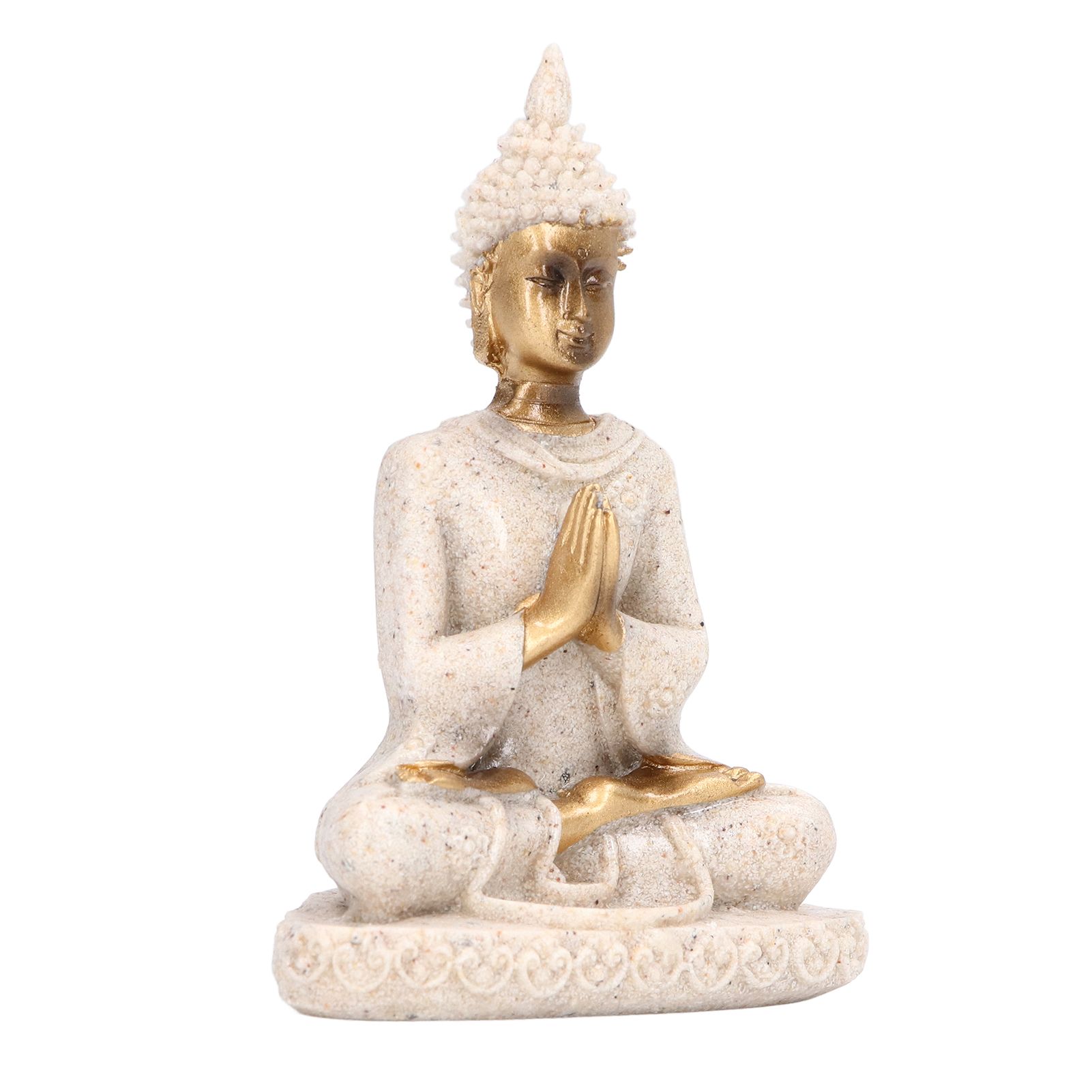 Buddha Statue Artisan Craftsmanship Clear Engraving Strong Frost Resistance Resin Meditating Buddha Statue for Hallway8138 - Image 5