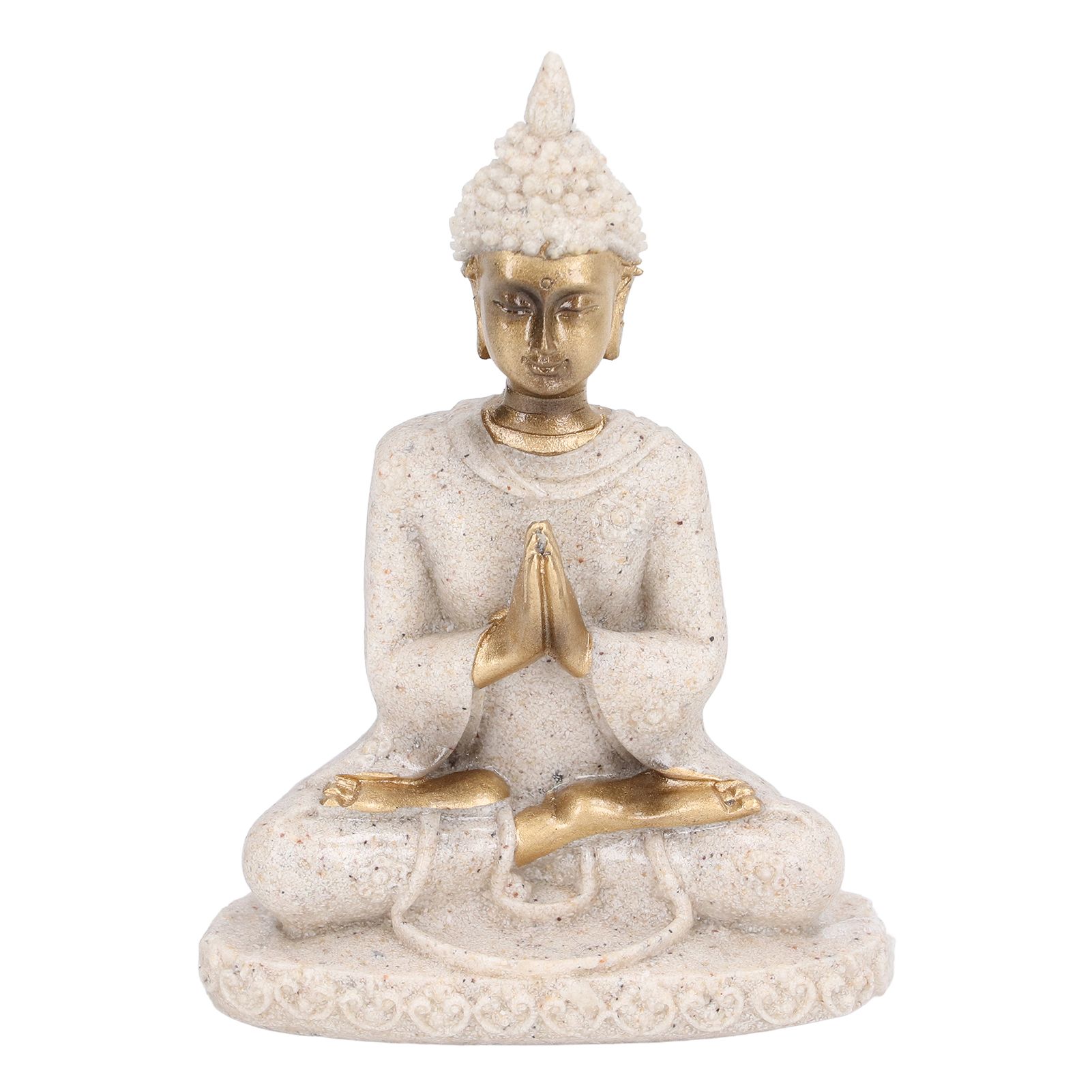 Buddha Statue Artisan Craftsmanship Clear Engraving Strong Frost Resistance Resin Meditating Buddha Statue for Hallway8138 - Image 7