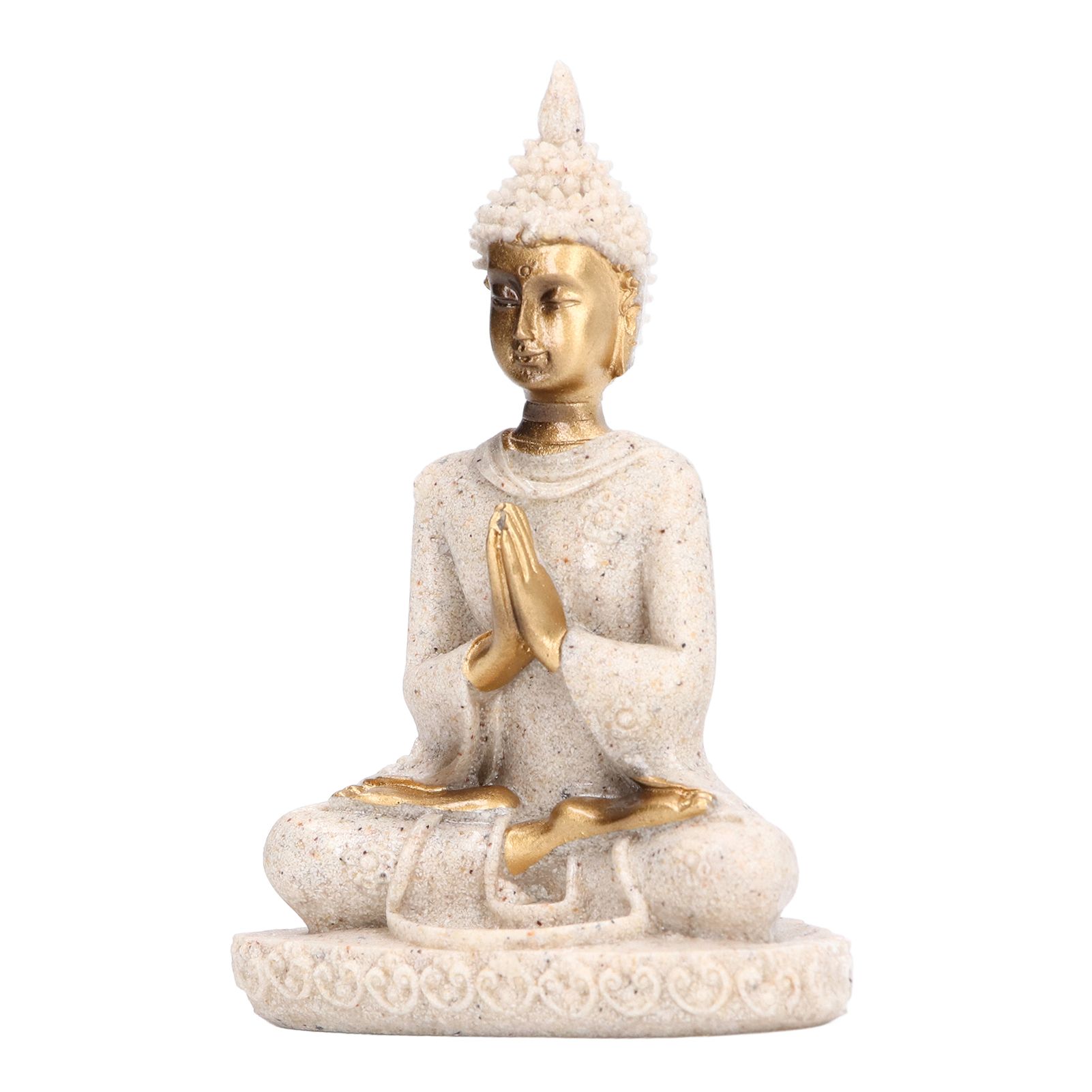 Buddha Statue Artisan Craftsmanship Clear Engraving Strong Frost Resistance Resin Meditating Buddha Statue for Hallway8138 - Image 8