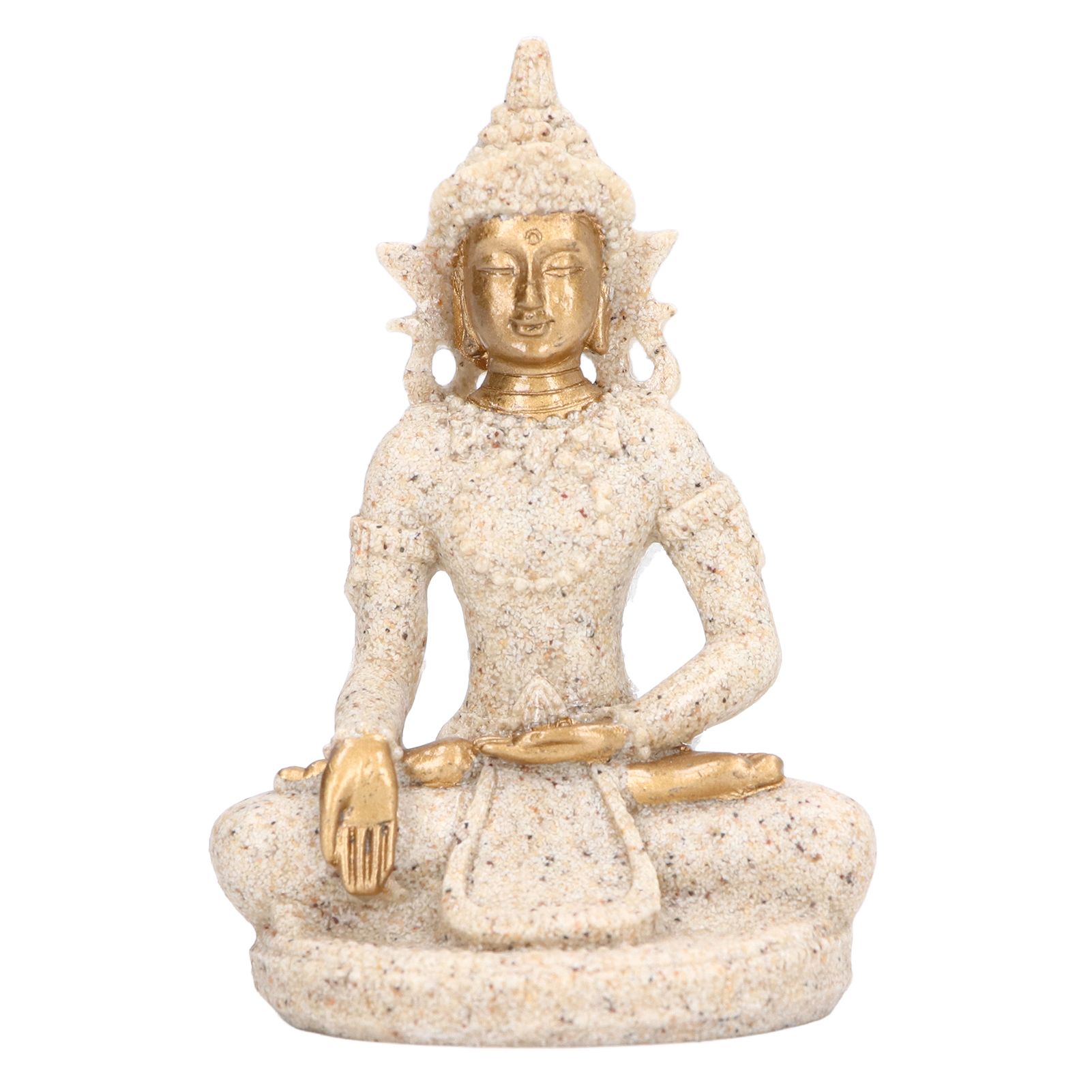 Buddha Statue Artisan Craftsmanship Clear Engraving Strong Frost Resistance Resin Meditating Buddha Statue for Hallway8135 - Image 1