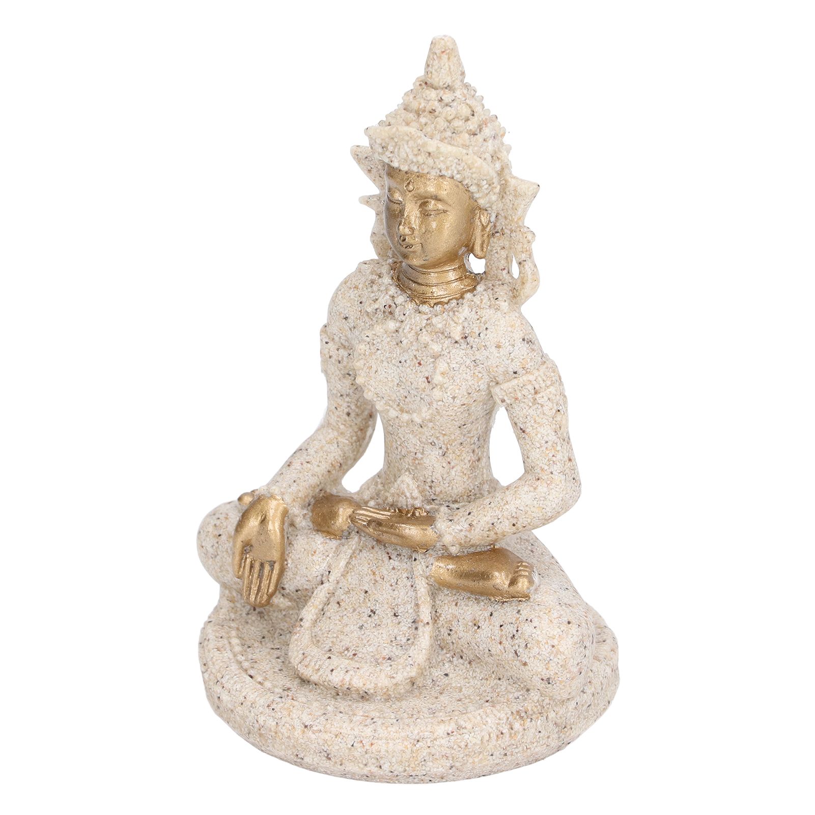 Buddha Statue Artisan Craftsmanship Clear Engraving Strong Frost Resistance Resin Meditating Buddha Statue for Hallway8135 - Image 2