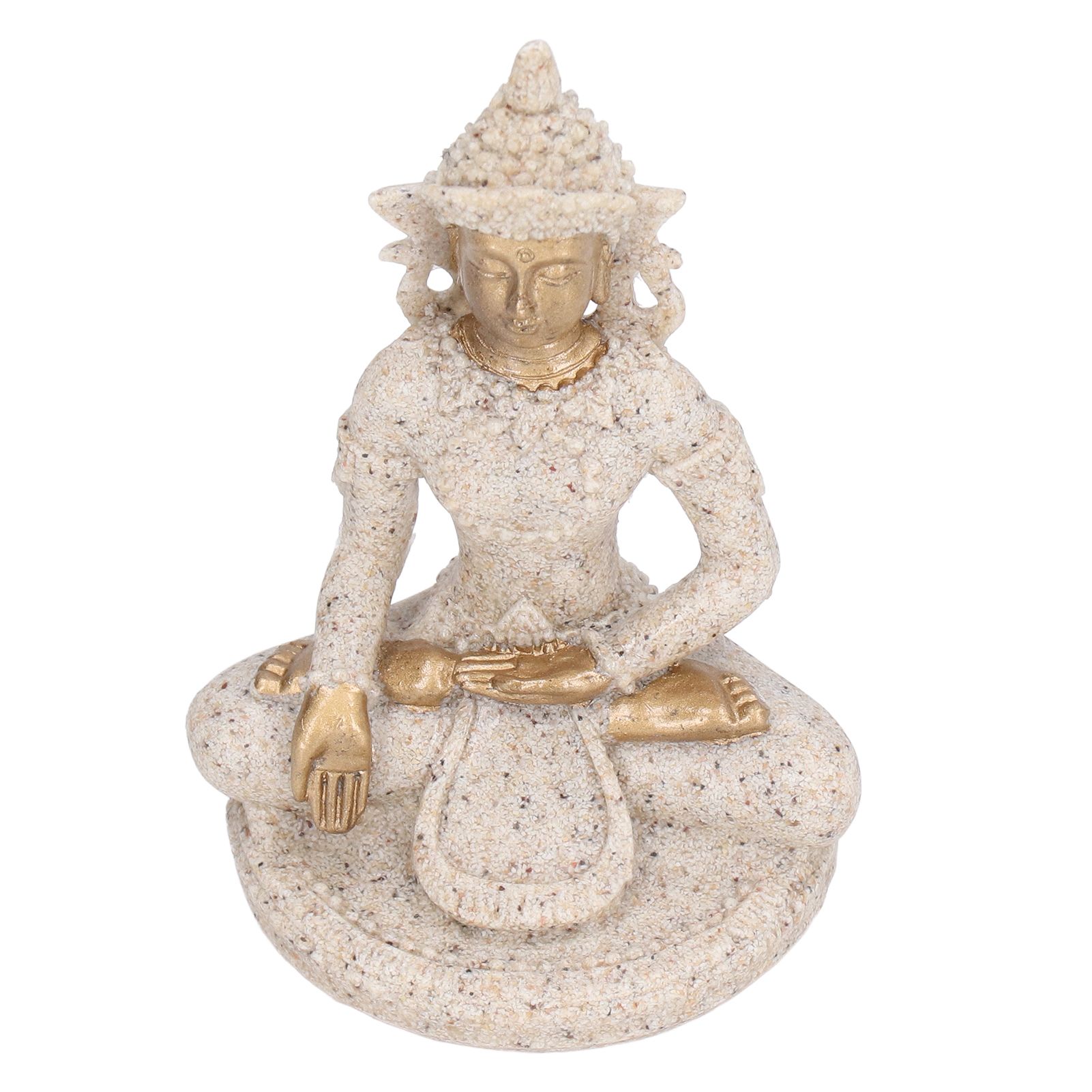 Buddha Statue Artisan Craftsmanship Clear Engraving Strong Frost Resistance Resin Meditating Buddha Statue for Hallway8135 - Image 5