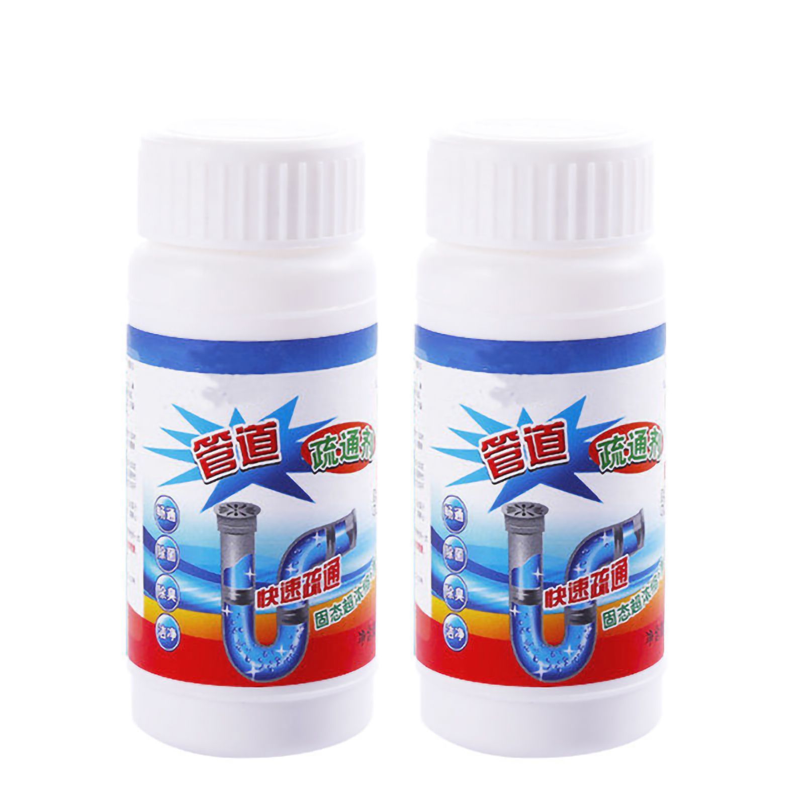 Drain Clog Remover Sink Drain Cleaner Pipe Dredge Powder Kitchen Toilet Pipeline Cleaning Tool - Image 1