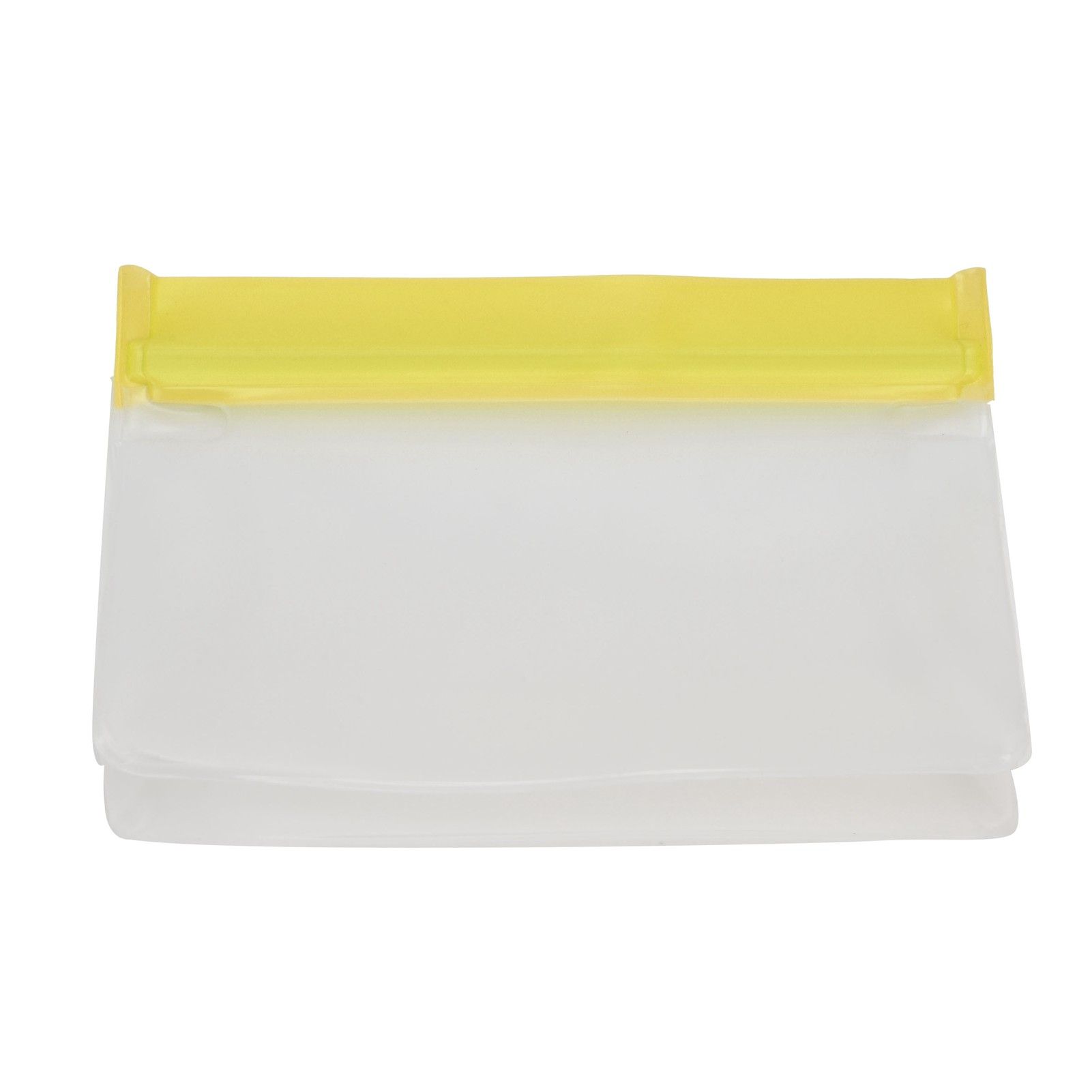 Silicone Bags Environmentally Friendly Leakproof Reusable Food Vegetables Storage Bags for HomeYellow Medium - Image 1