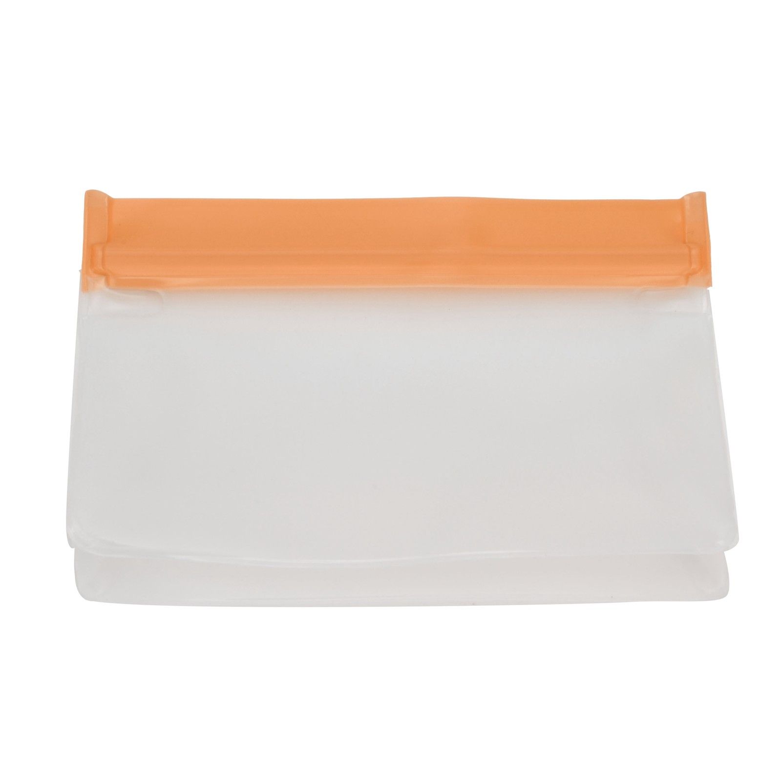 Silicone Bags Environmentally Friendly Leakproof Reusable Food Vegetables Storage Bags for HomeOrange Large - Image 1