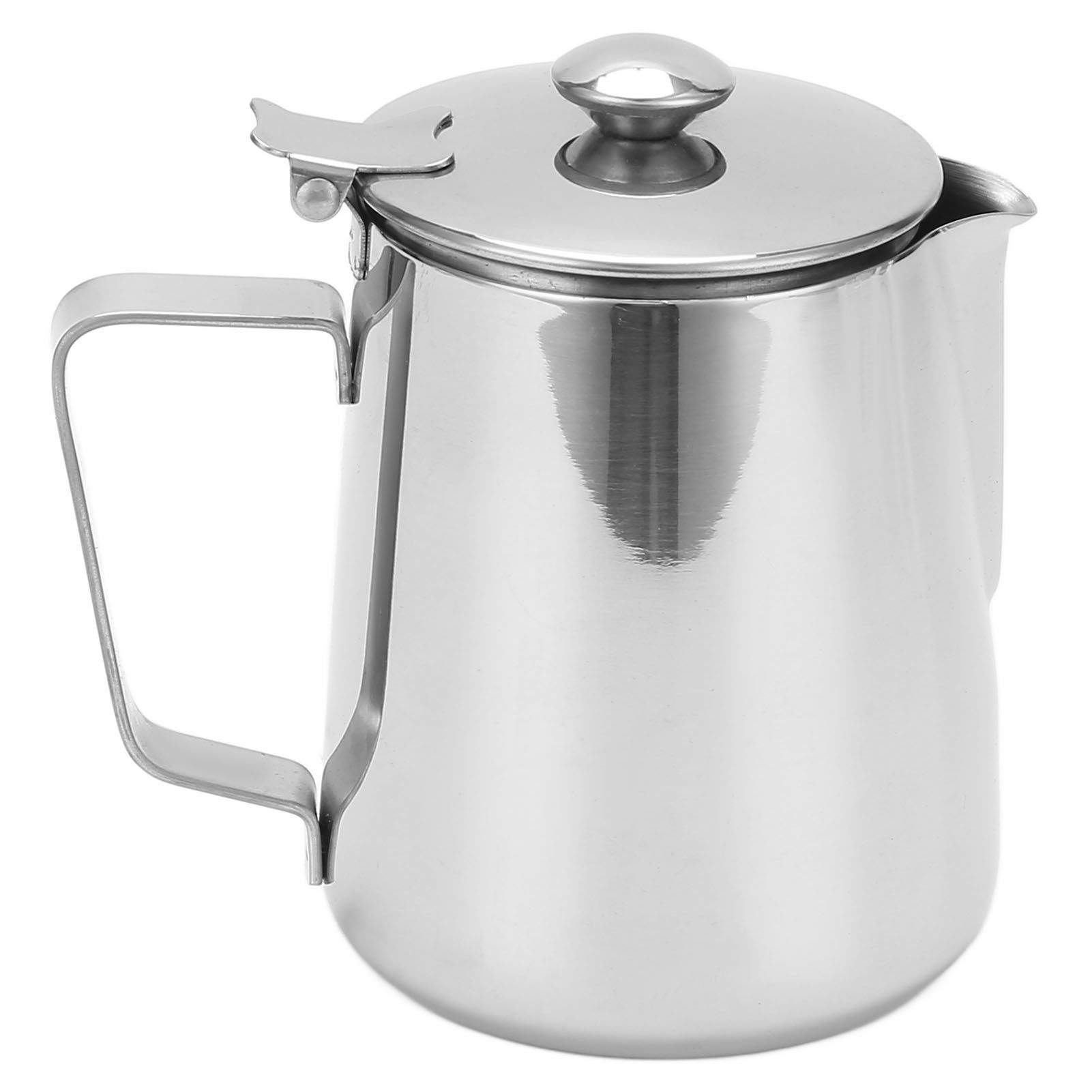 Milk Frothing Pitcher 304 Stainless Steel Milk Frother Coffee Cup with Cover for Home Coffee Shop1500ML - Image 1