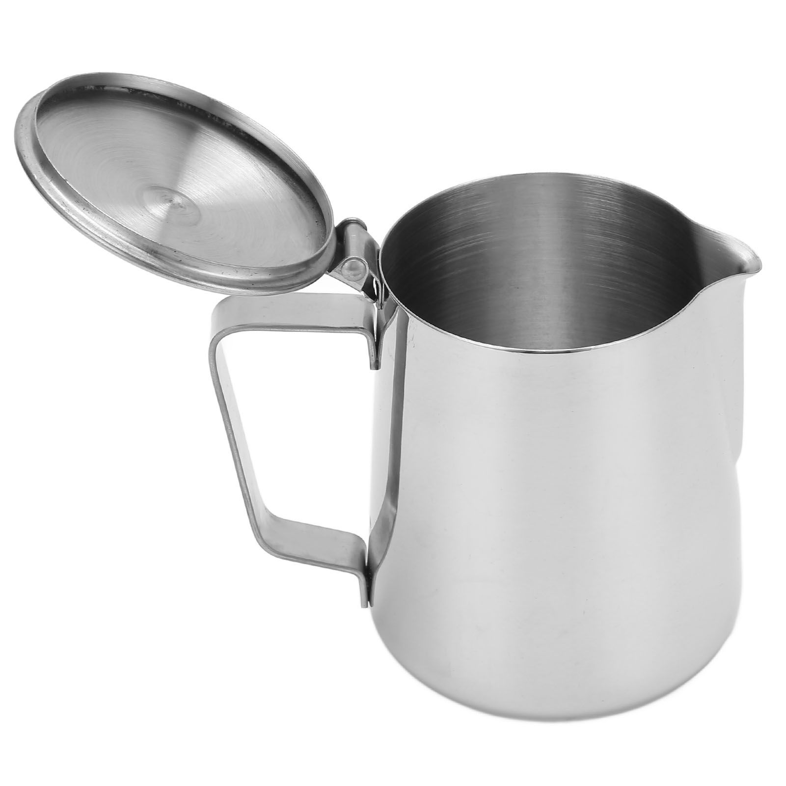 Milk Frothing Pitcher 304 Stainless Steel Milk Frother Coffee Cup with Cover for Home Coffee Shop1500ML - Image 2