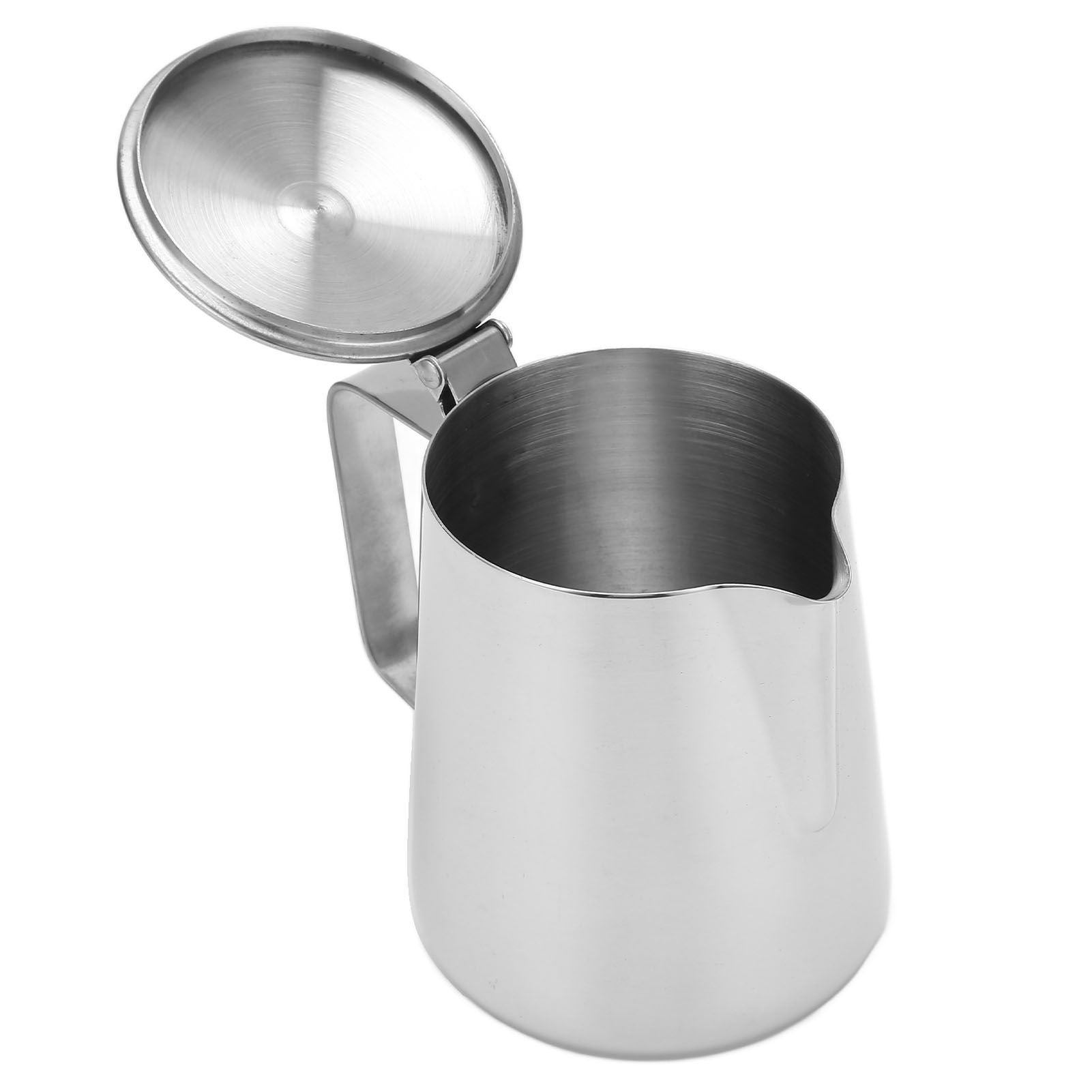 Milk Frothing Pitcher 304 Stainless Steel Milk Frother Coffee Cup with Cover for Home Coffee Shop1500ML - Image 7