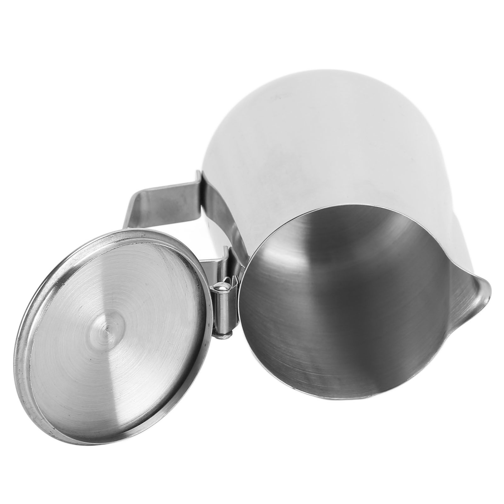 Milk Frothing Pitcher 304 Stainless Steel Milk Frother Coffee Cup with Cover for Home Coffee Shop1500ML - Image 8
