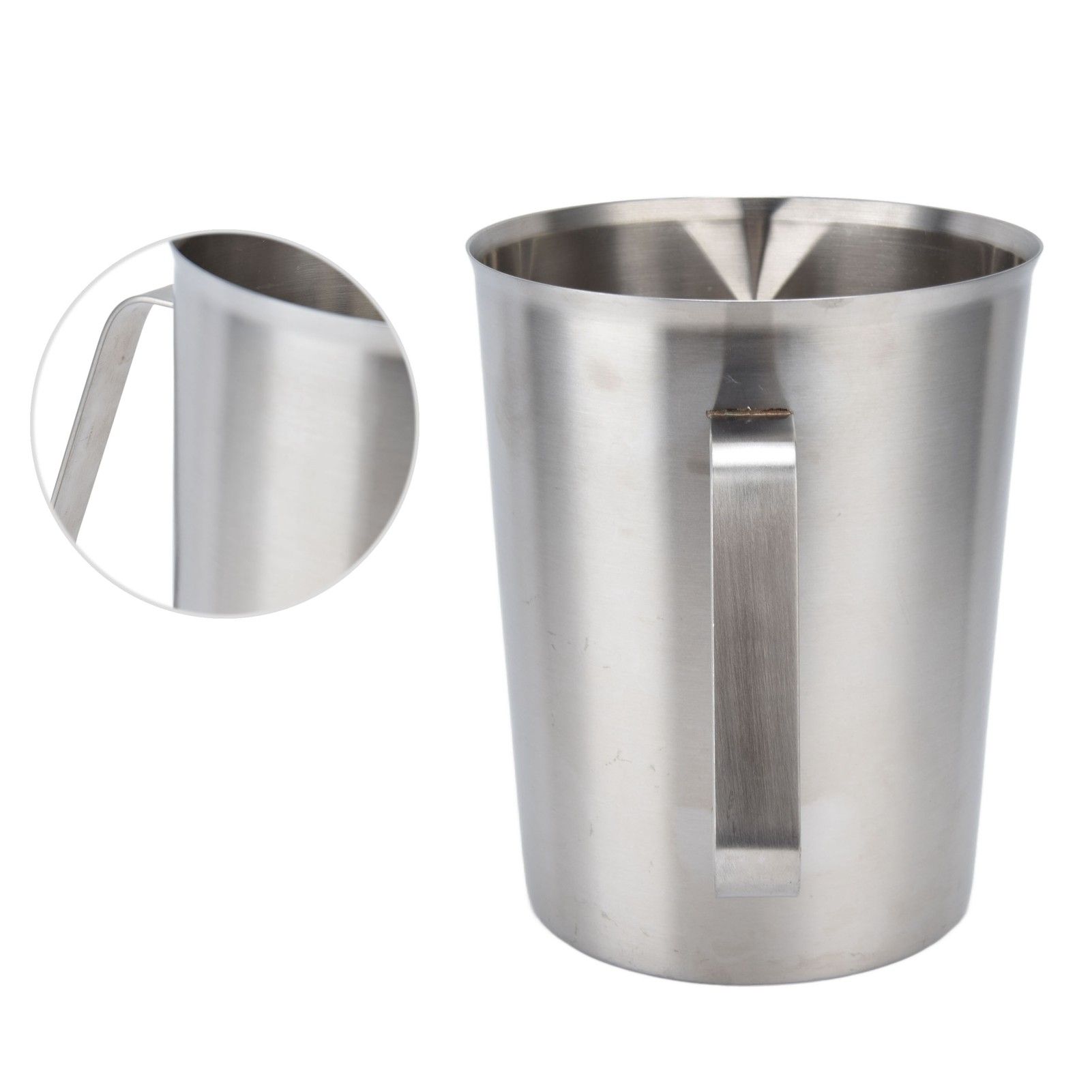 Measuring Cup 304 Stainless Steel CorrosionResistant Coffee Milk Frothing Cup with Scale for Home Coffee Shop(1500ML ) - Image 7
