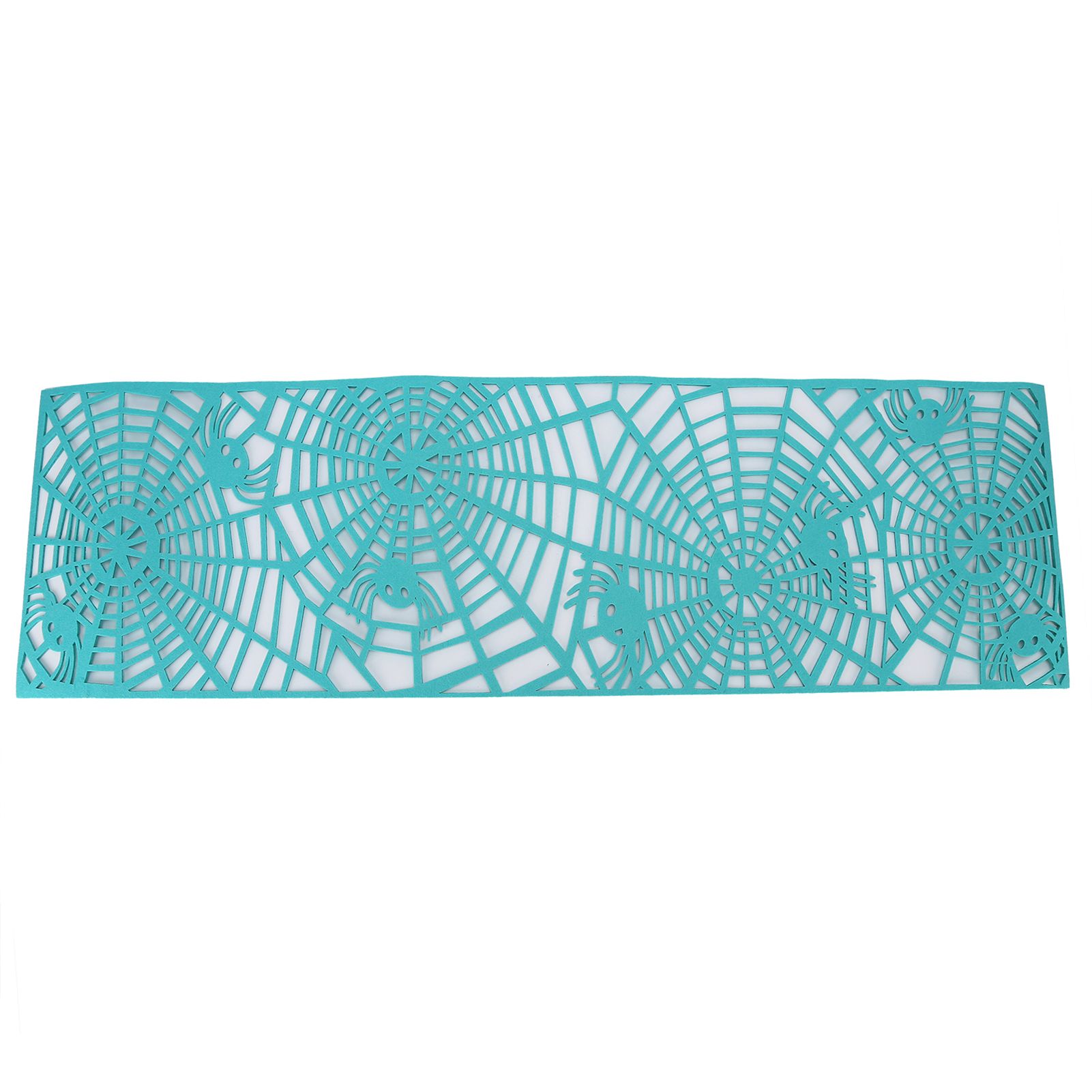 Rectangle Shape Tablecloth Hollow Out Table Runner for Wedding Household DecorationsGreen - Image 1