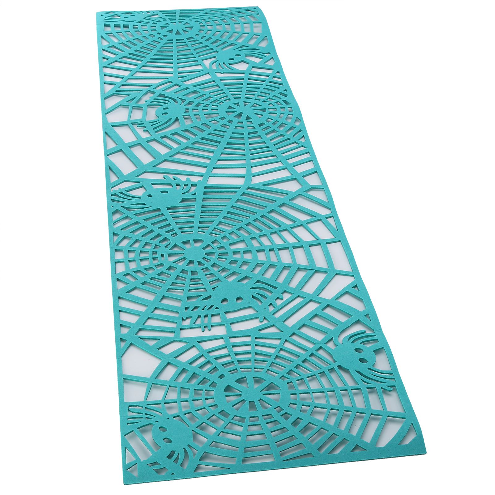 Rectangle Shape Tablecloth Hollow Out Table Runner for Wedding Household DecorationsGreen - Image 4