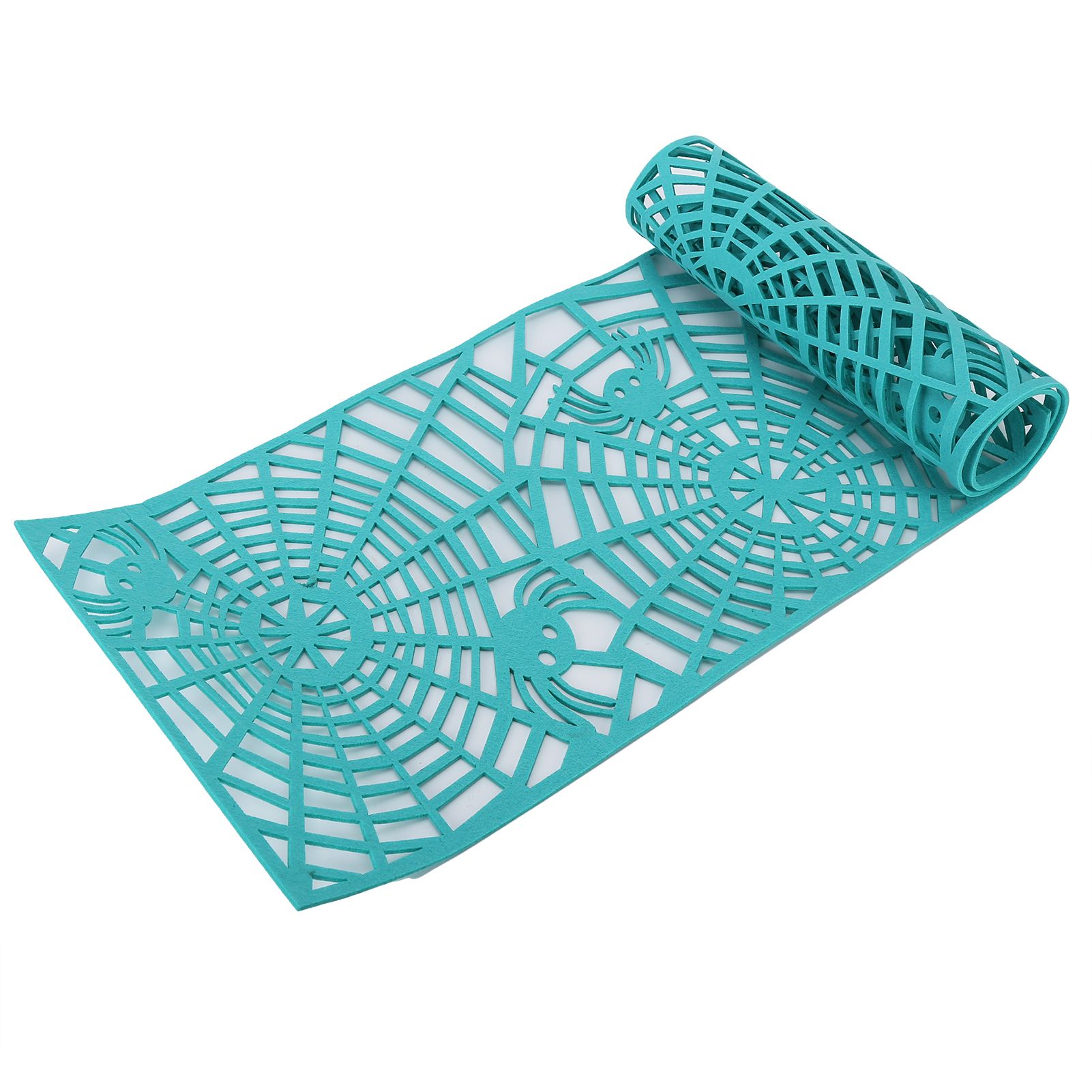 Rectangle Shape Tablecloth Hollow Out Table Runner for Wedding Household DecorationsGreen - Image 6