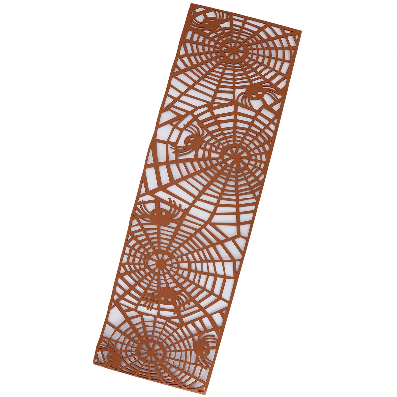 Rectangle Shape Tablecloth Hollow Out Table Runner for Wedding Household DecorationsBrown - Image 7