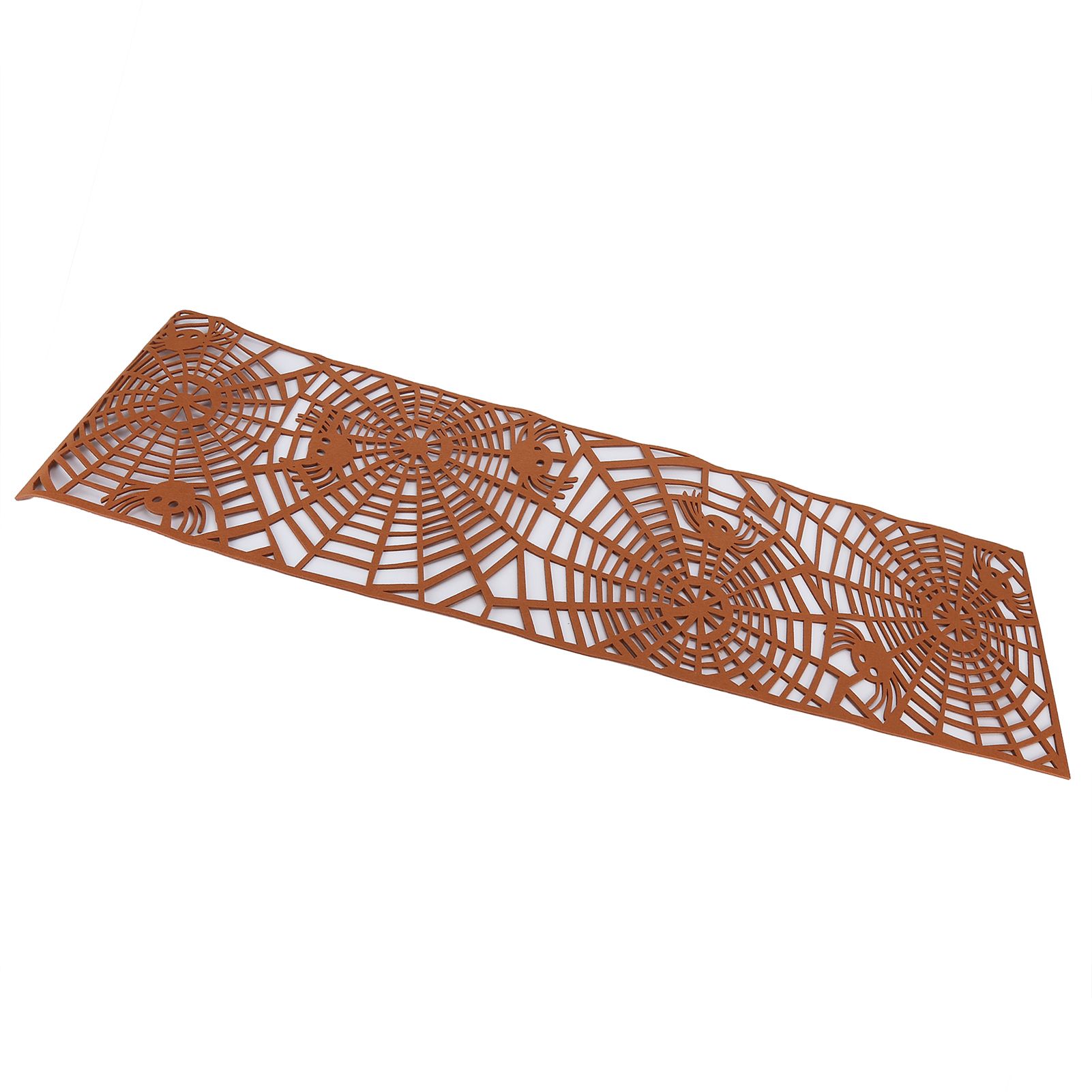 Rectangle Shape Tablecloth Hollow Out Table Runner for Wedding Household DecorationsBrown - Image 8