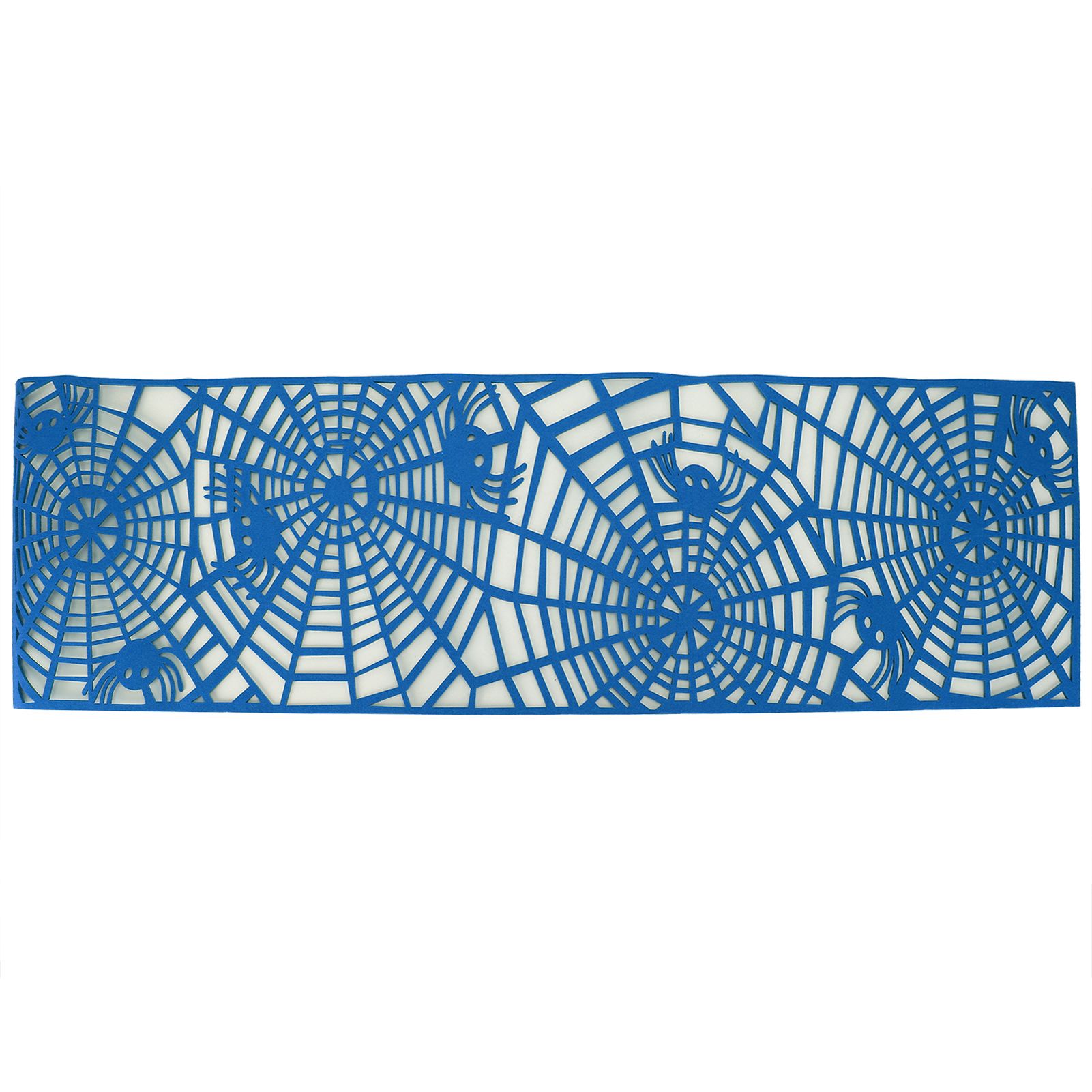 Rectangle Shape Tablecloth Hollow Out Table Runner for Wedding Household DecorationsLight Blue - Image 1