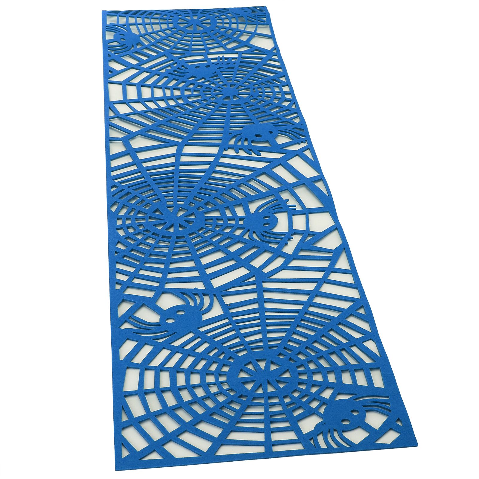 Rectangle Shape Tablecloth Hollow Out Table Runner for Wedding Household DecorationsLight Blue - Image 4