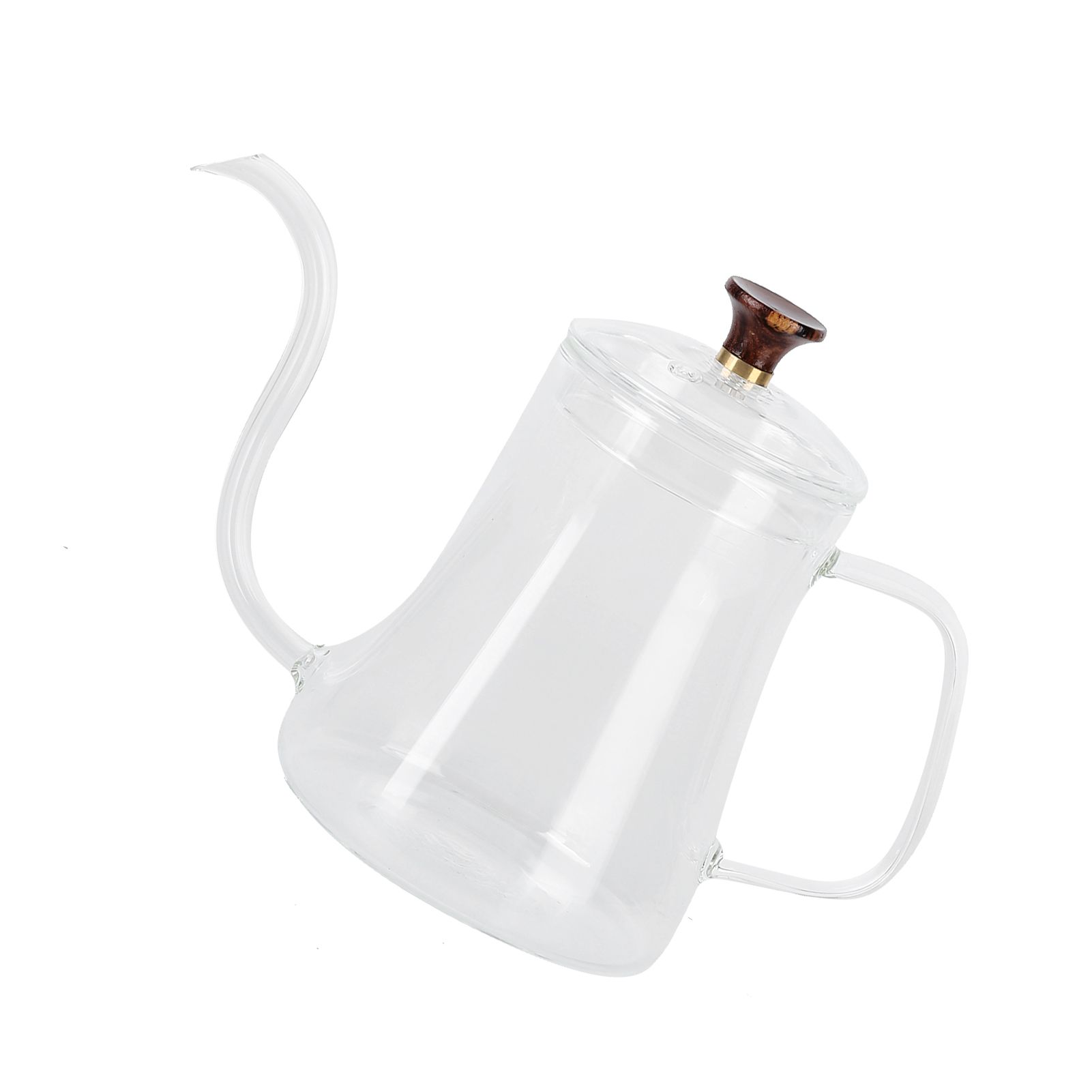 Glass Coffee Pot Swan Neck Thin Mouth Kettle HandMade Coffee Maker Pour Over Kettle(600 ml ) - Image 3