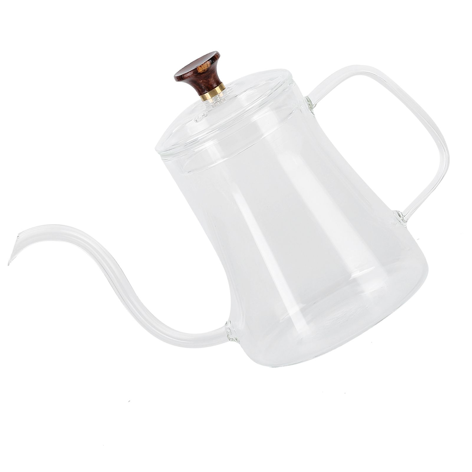 Glass Coffee Pot Swan Neck Thin Mouth Kettle HandMade Coffee Maker Pour Over Kettle(600 ml ) - Image 4