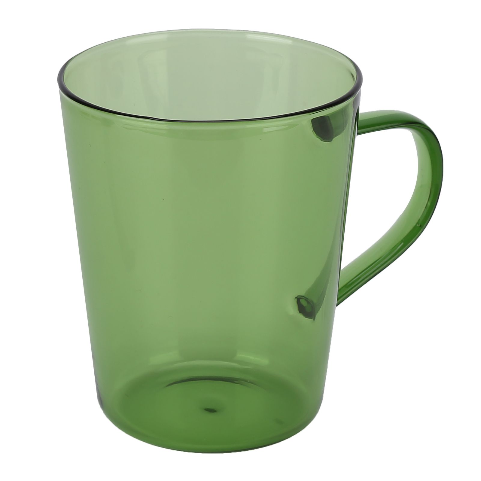 380ml Milk Cup High Borosilicate Glass Thermal Easy to Clean Glass Mug for Kitchens Hotels Coffee ShopsGreen - Image 5
