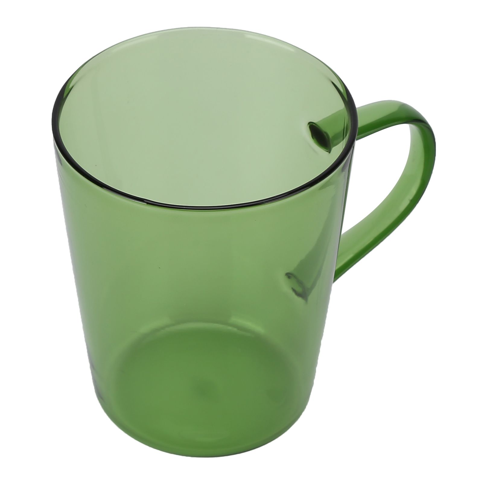 380ml Milk Cup High Borosilicate Glass Thermal Easy to Clean Glass Mug for Kitchens Hotels Coffee ShopsGreen - Image 6