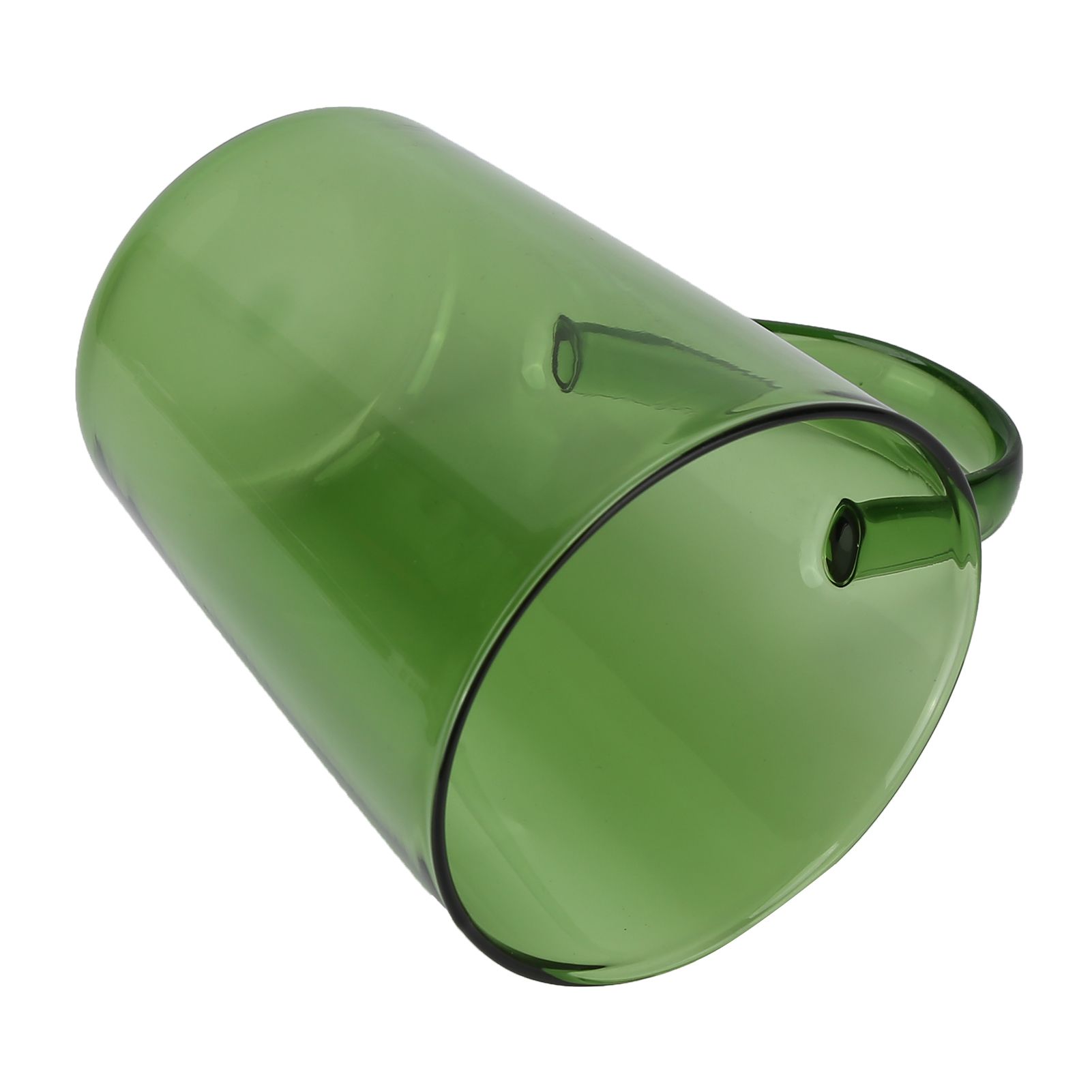 380ml Milk Cup High Borosilicate Glass Thermal Easy to Clean Glass Mug for Kitchens Hotels Coffee ShopsGreen - Image 7