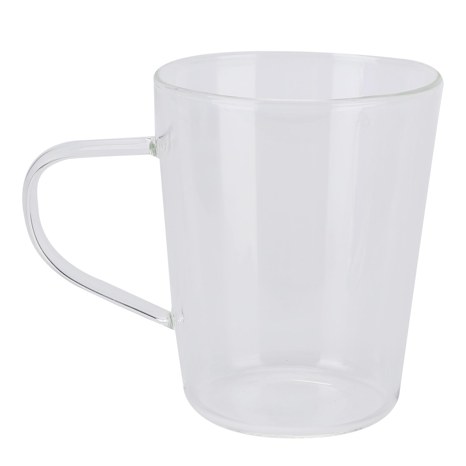 380ml Milk Cup High Borosilicate Glass Thermal Easy to Clean Glass Mug for Kitchens Hotels Coffee ShopsTransparent - Image 1