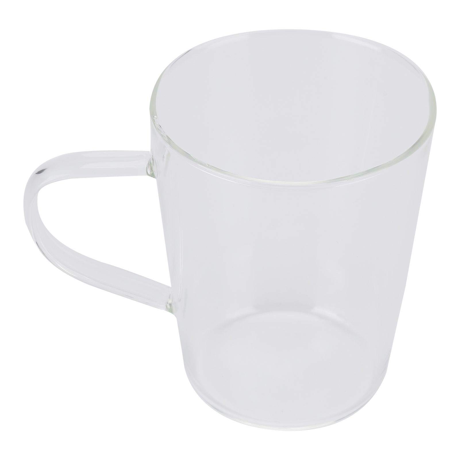 380ml Milk Cup High Borosilicate Glass Thermal Easy to Clean Glass Mug for Kitchens Hotels Coffee ShopsTransparent - Image 2