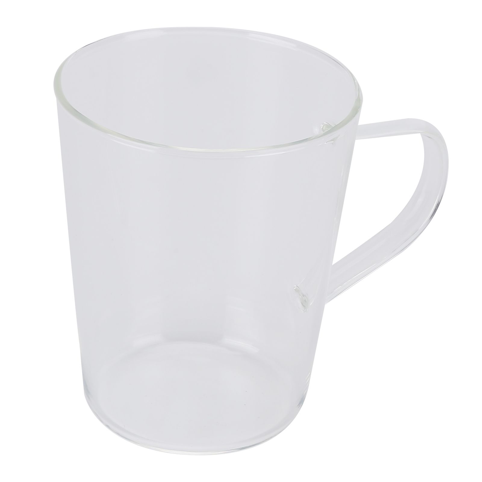 380ml Milk Cup High Borosilicate Glass Thermal Easy to Clean Glass Mug for Kitchens Hotels Coffee ShopsTransparent - Image 5
