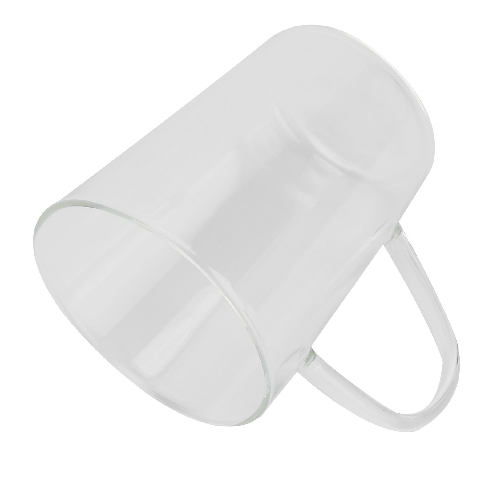 380ml Milk Cup High Borosilicate Glass Thermal Easy to Clean Glass Mug for Kitchens Hotels Coffee ShopsTransparent - Image 8