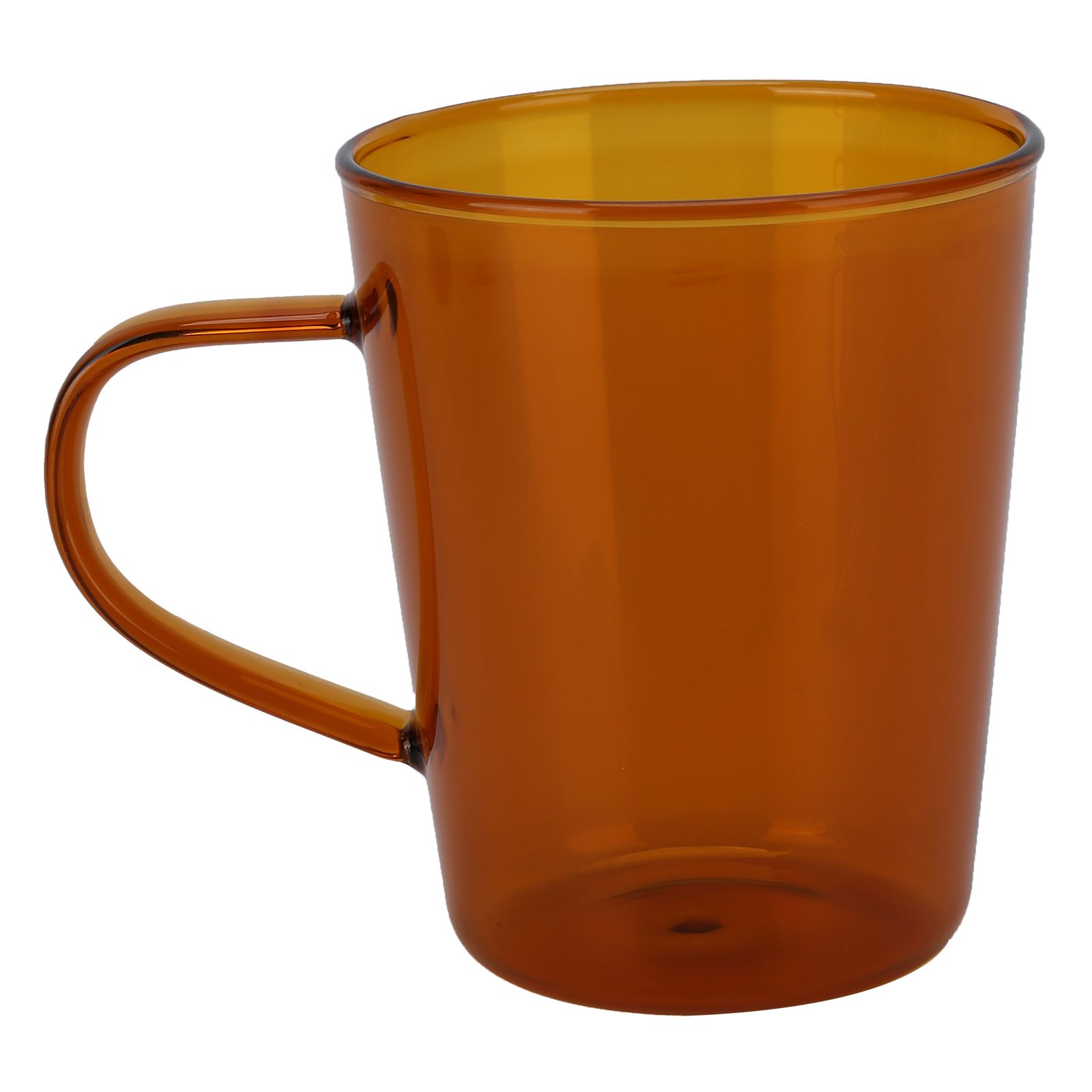380ml Milk Cup High Borosilicate Glass Thermal Easy to Clean Glass Mug for Kitchens Hotels Coffee ShopsBrown - Image 1