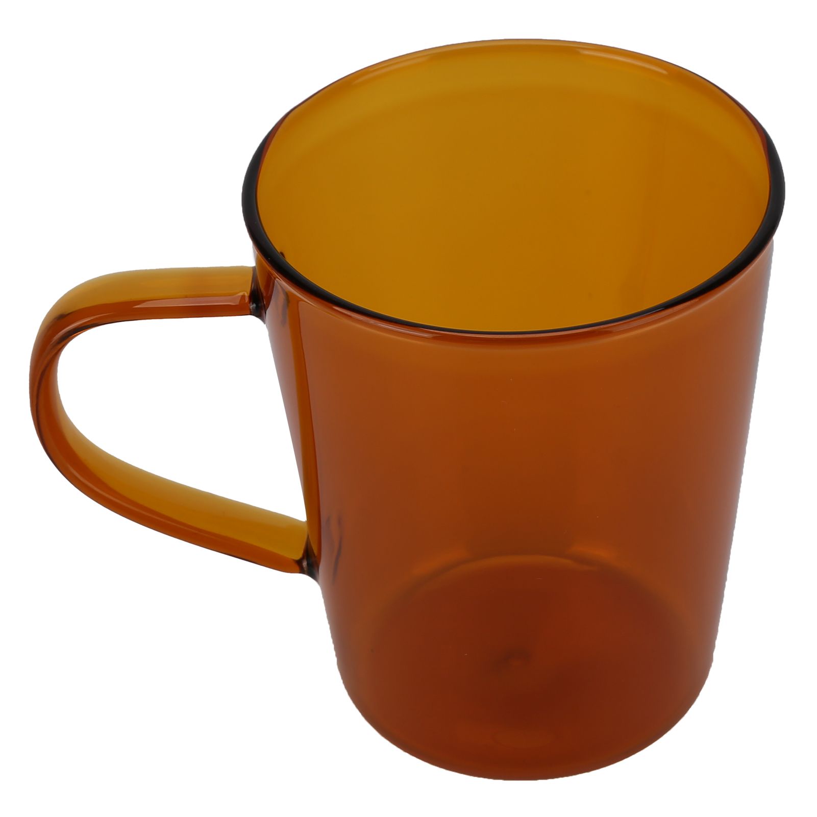 380ml Milk Cup High Borosilicate Glass Thermal Easy to Clean Glass Mug for Kitchens Hotels Coffee ShopsBrown - Image 2