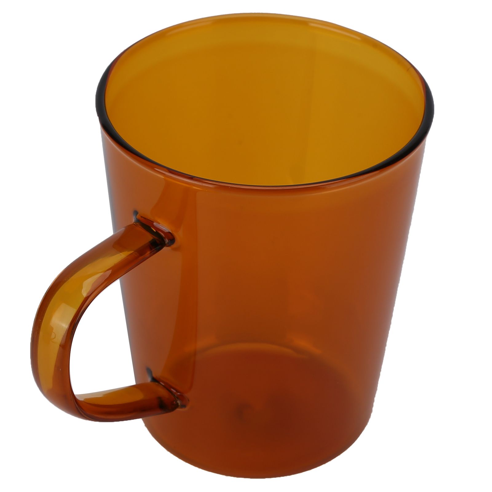 380ml Milk Cup High Borosilicate Glass Thermal Easy to Clean Glass Mug for Kitchens Hotels Coffee ShopsBrown - Image 4