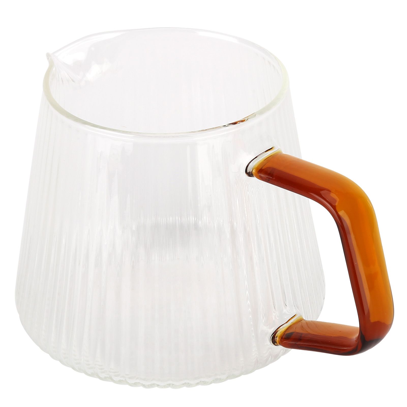 Coffee Cup High Borosilicate Transparent Thickened Tea Cup with Handle for Home Coffee Shop350ml - Image 2