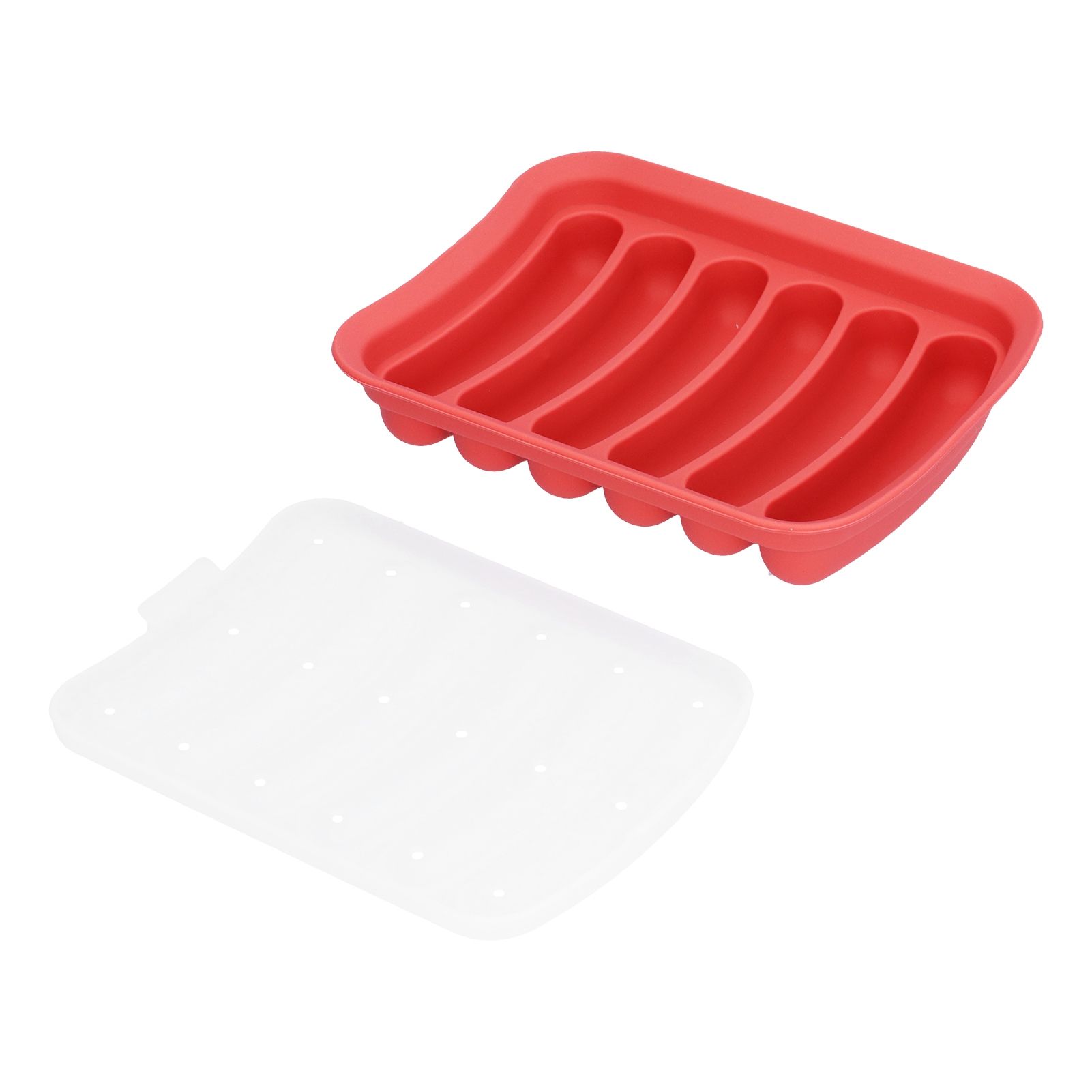 Sausage Mold Food Grade Silicone Nonstick Sausage Maker Molds Homemade Hot Dogs Mold DIY Baking Tools for Home Kitchen Restaurant HotelRed - Image 1