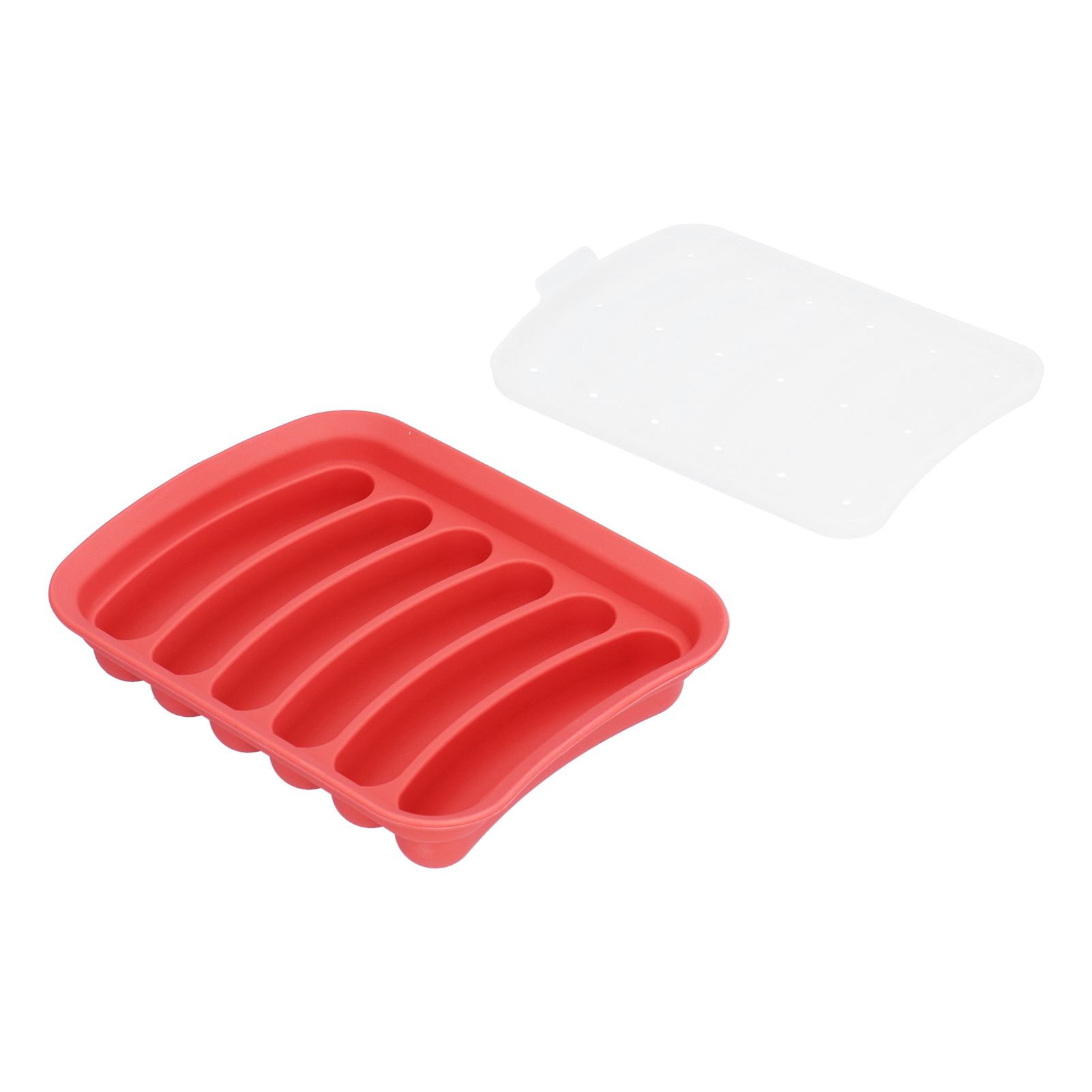 Sausage Mold Food Grade Silicone Nonstick Sausage Maker Molds Homemade Hot Dogs Mold DIY Baking Tools for Home Kitchen Restaurant HotelRed - Image 2