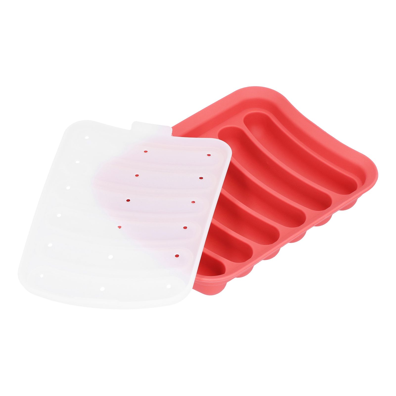 Sausage Mold Food Grade Silicone Nonstick Sausage Maker Molds Homemade Hot Dogs Mold DIY Baking Tools for Home Kitchen Restaurant HotelRed - Image 4